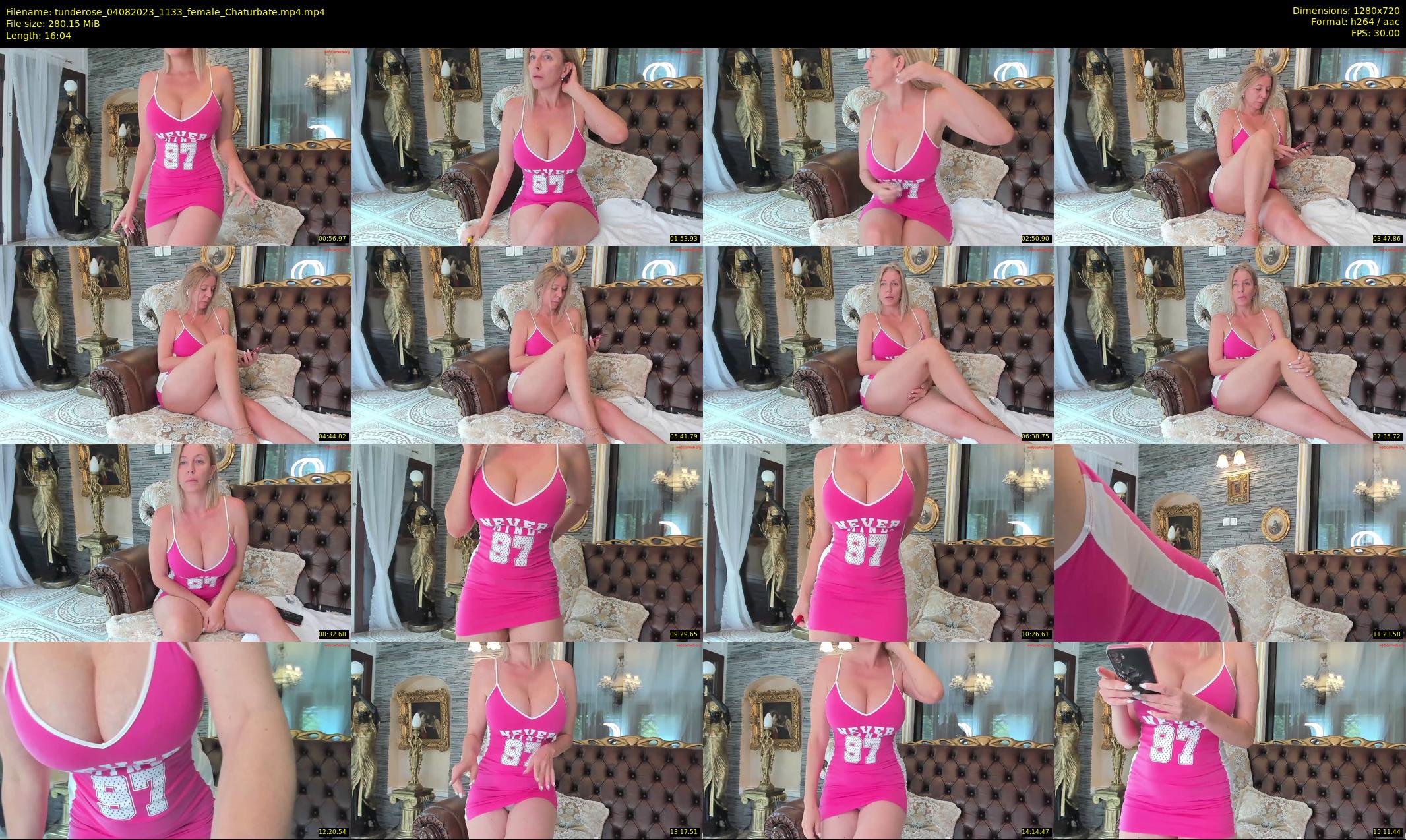tunderose — 17 minute Chaturbate female cam show recording, 720p, Aug 4, 2023