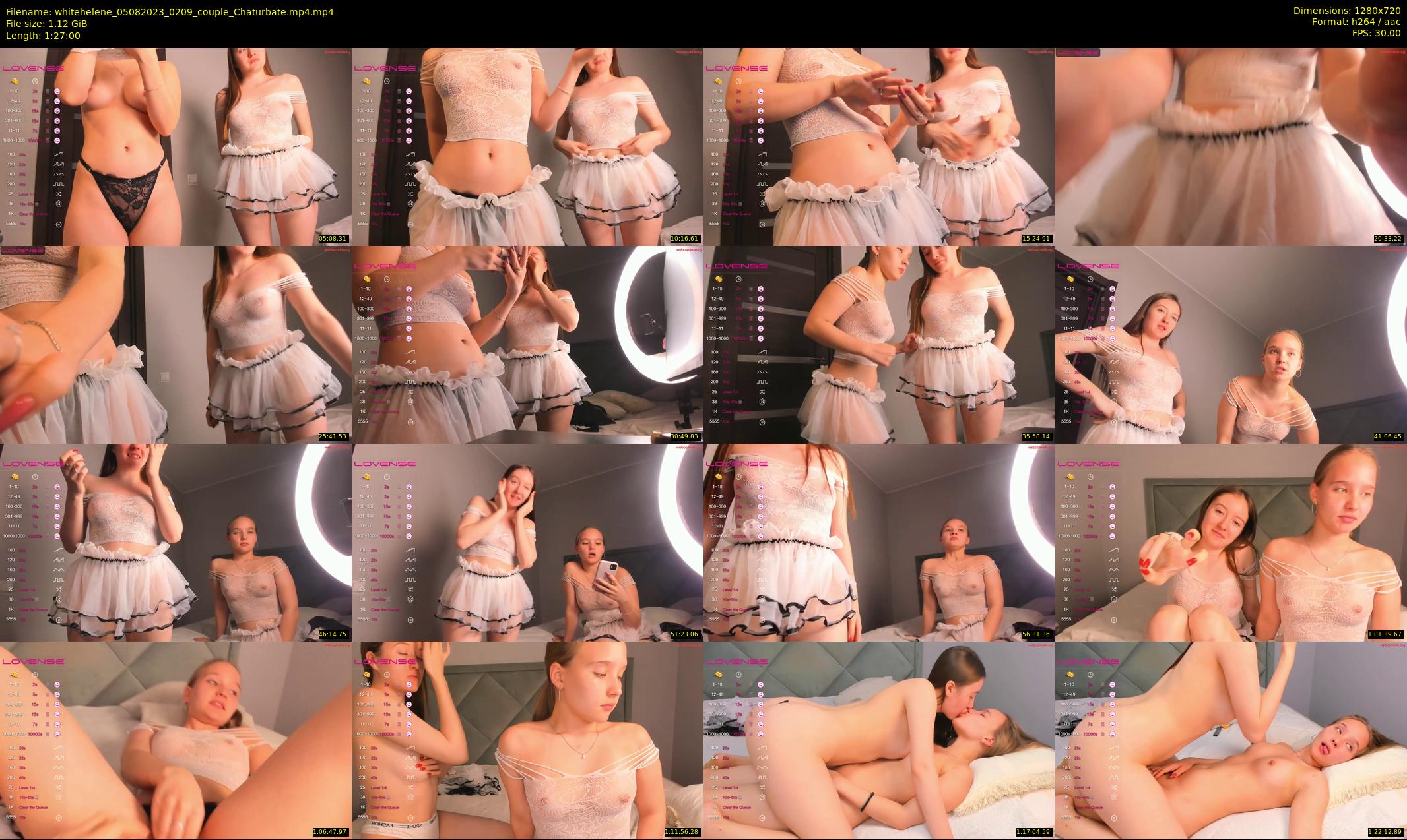 whitehelene — 87 minute Chaturbate female cam show recording, 720p, Aug 5, 2023