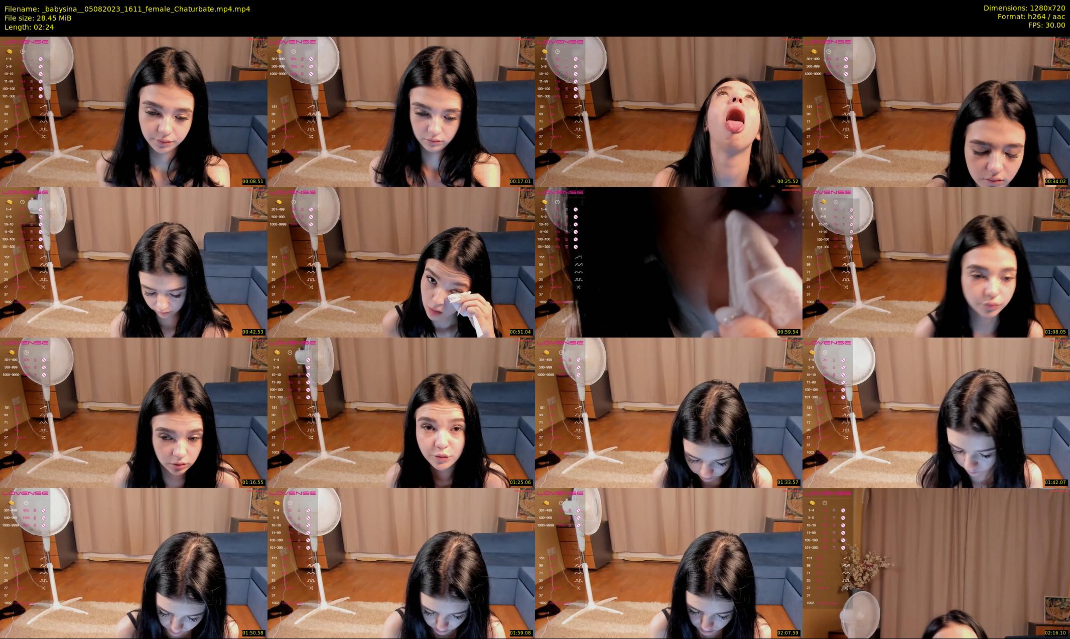 _babysina_ — 3 minute Chaturbate female cam show recording, 720p, Aug 5, 2023