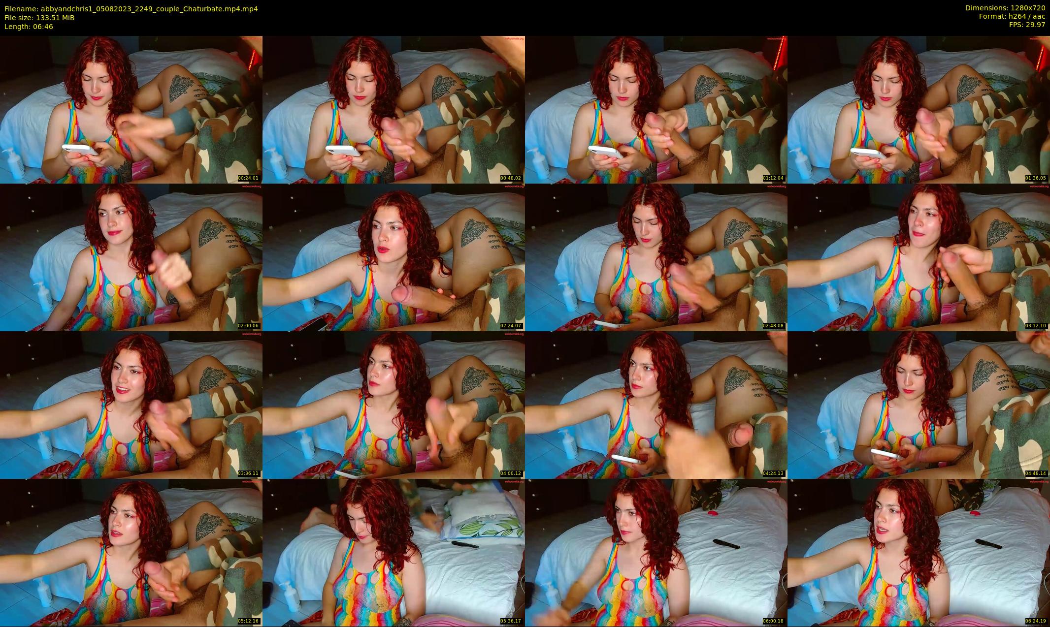 abbyandchris1 — 7 minute Chaturbate couple cam show recording, 720p, Aug 5, 2023