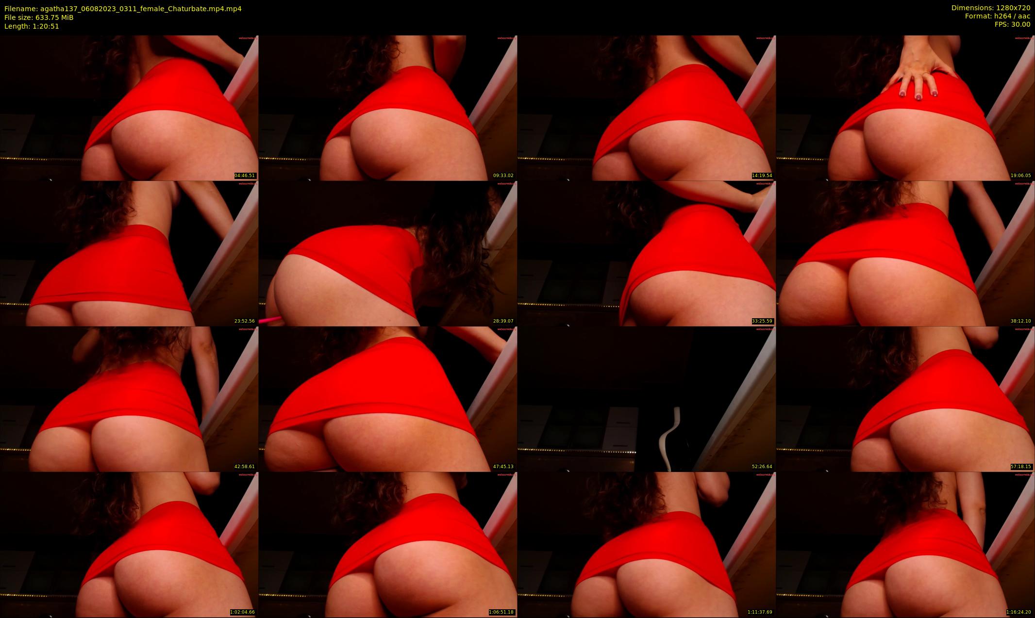 agatha137 — 81 minute Chaturbate female cam show recording, 720p, Aug 6, 2023