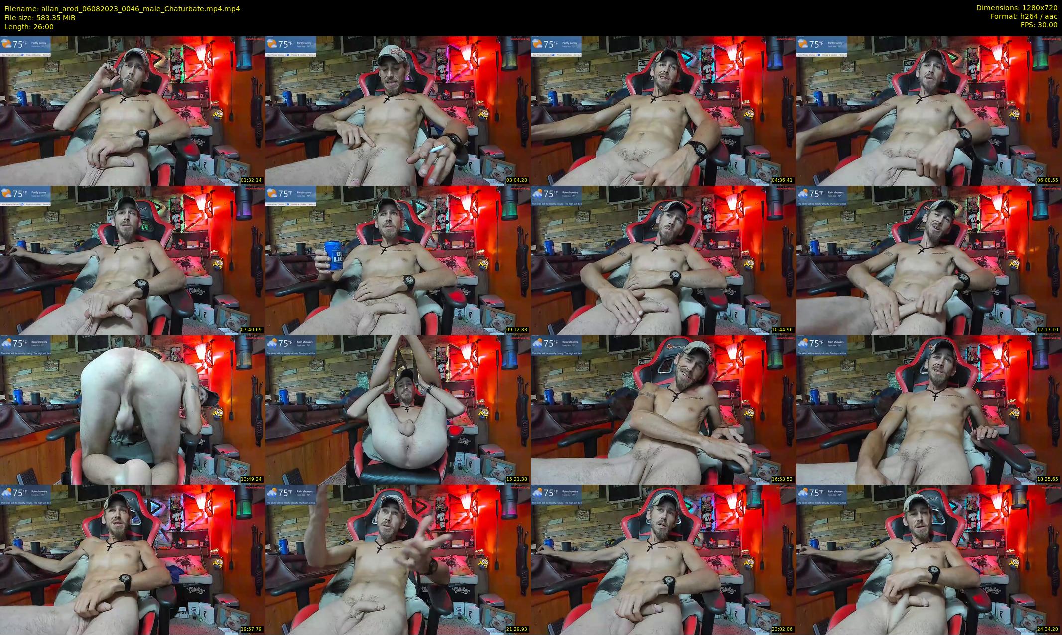 allan_arod — 26 minute Chaturbate male cam show recording, 720p, Aug 6, 2023