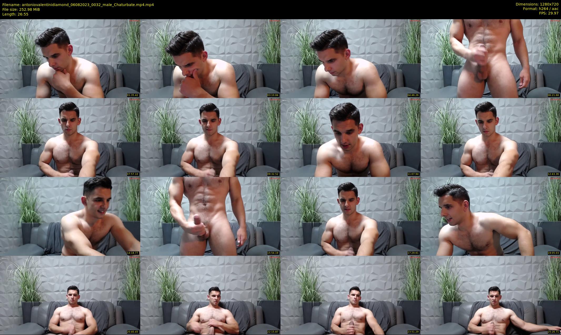 antoniovalentinidiamond — 27 minute Chaturbate male cam show recording, 720p, Aug 6, 2023