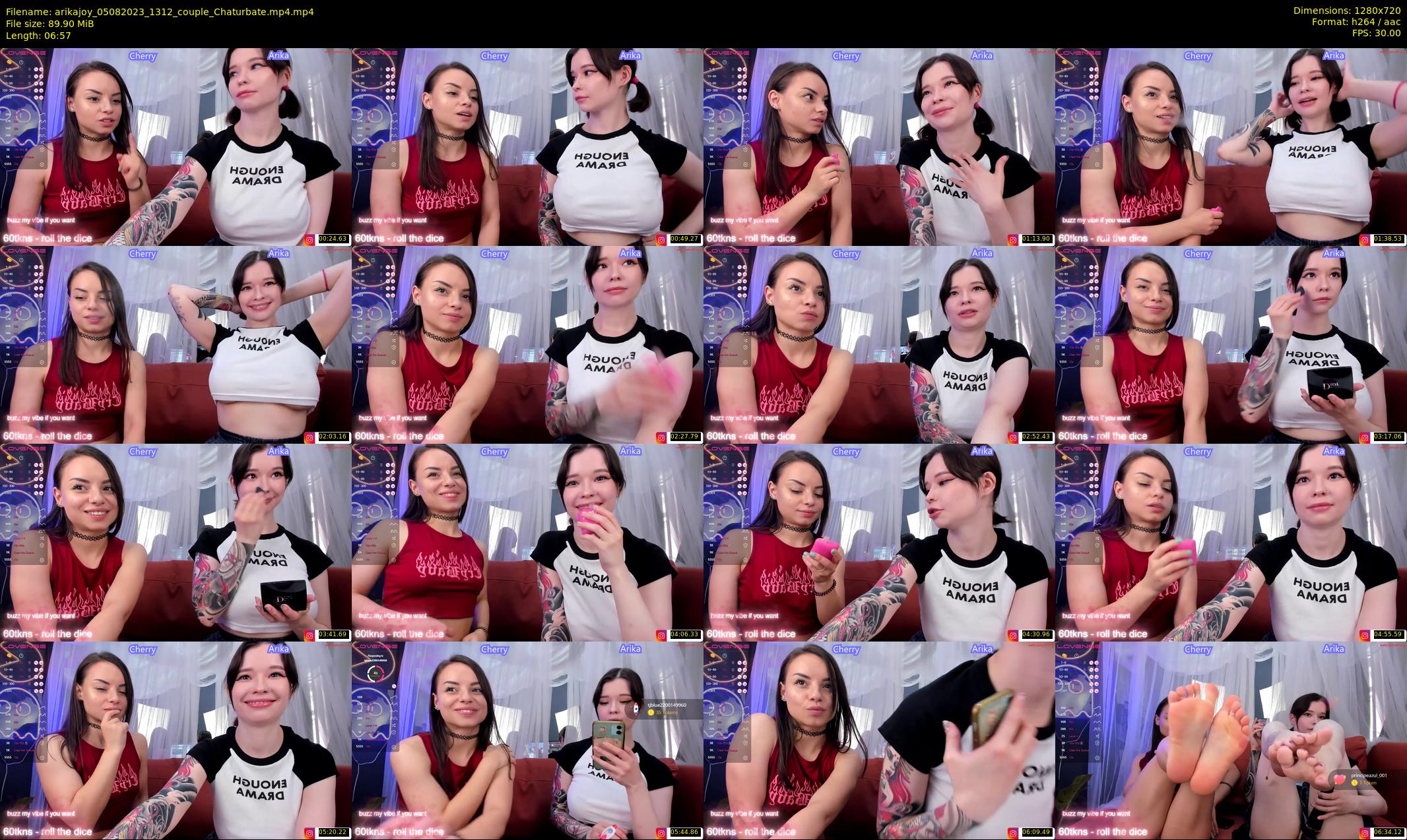 arikajoy — 7 minute Chaturbate female cam show recording, 720p, Aug 5, 2023