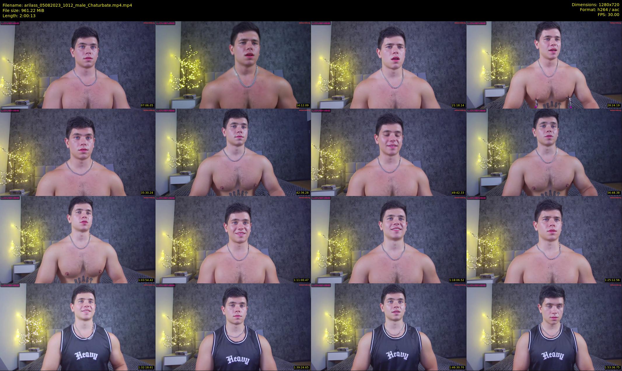 arilass — 121 minute Chaturbate male cam show recording, 720p, Aug 5, 2023