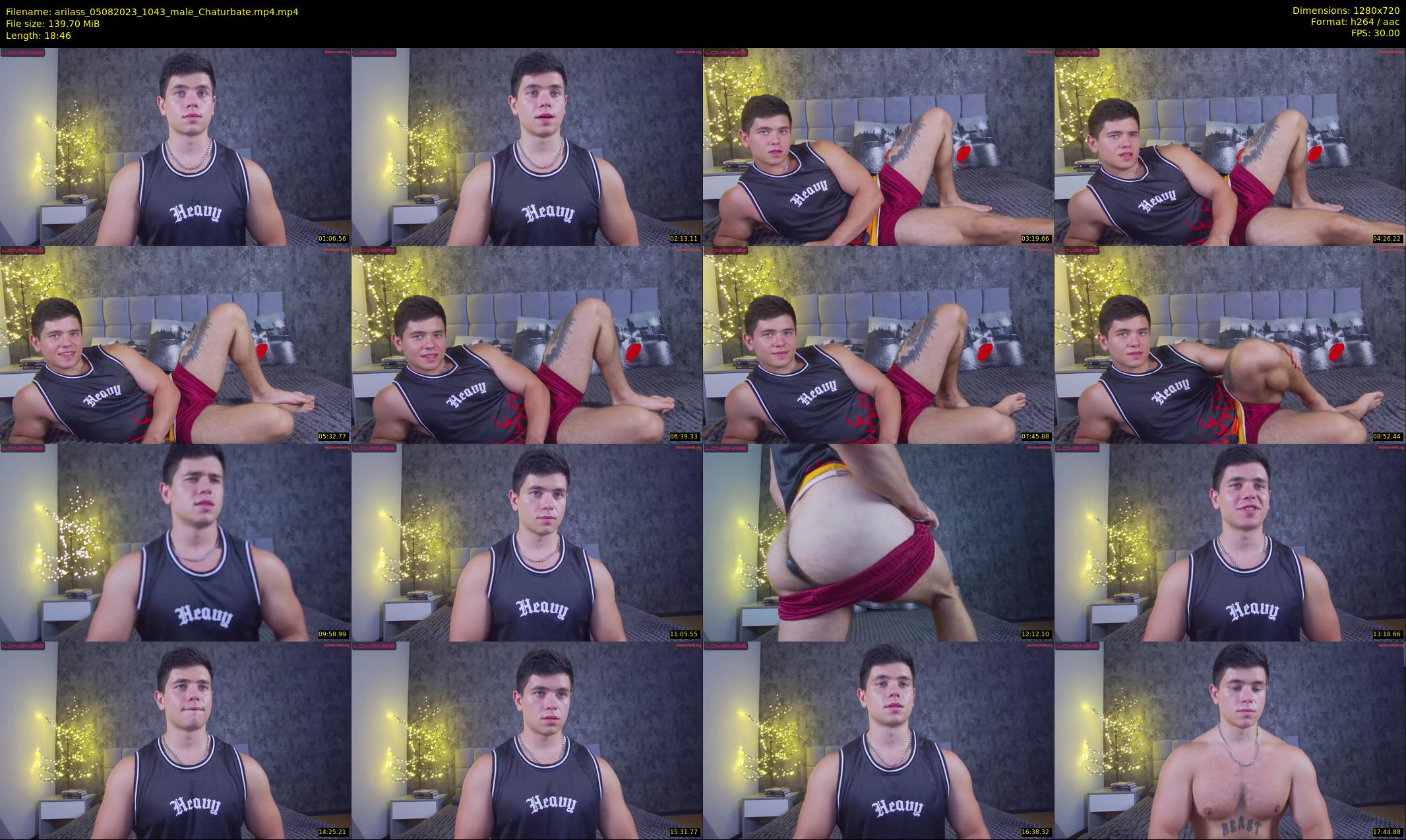 arilass — 19 minute Chaturbate male cam show recording, 720p, Aug 5, 2023