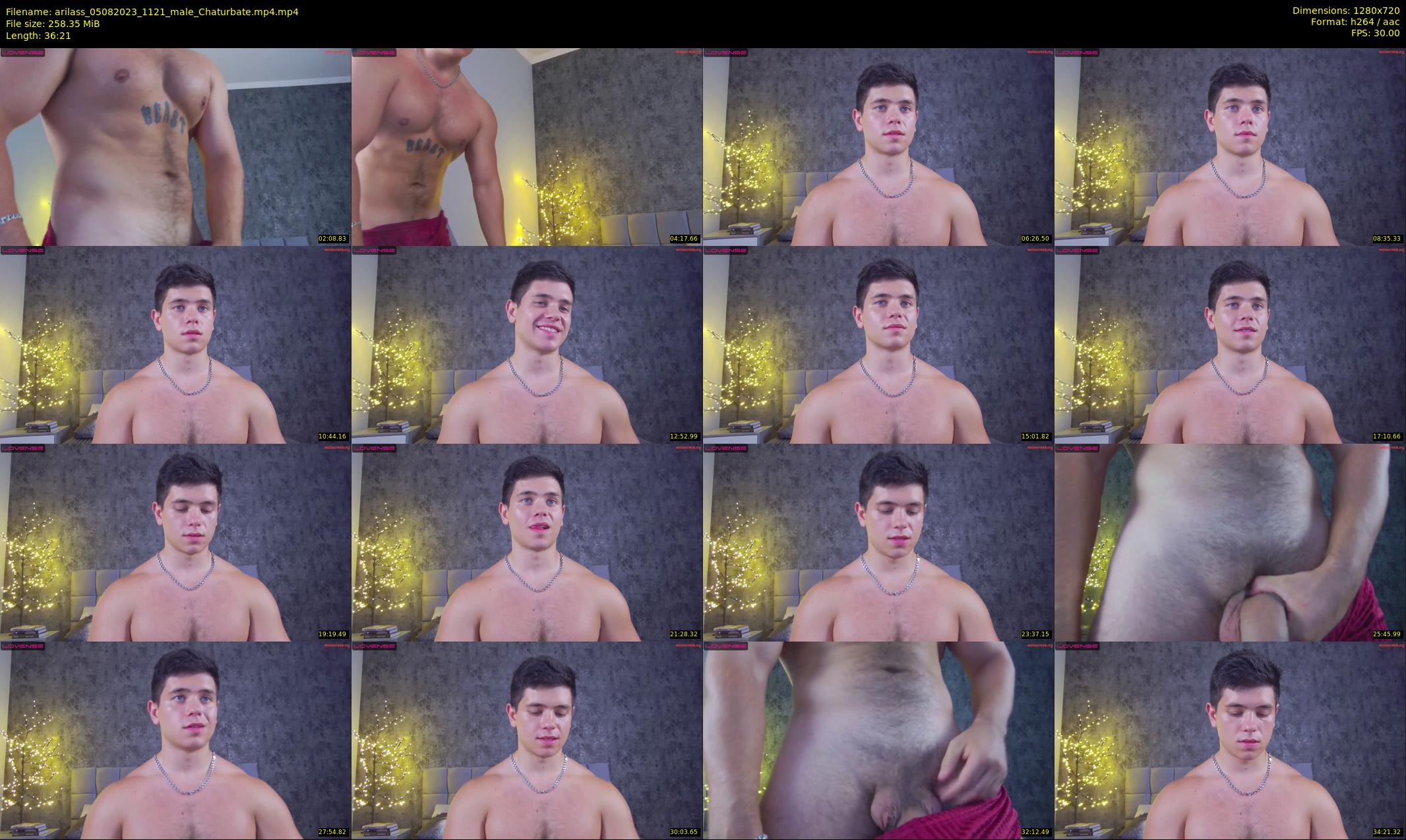 arilass — 37 minute Chaturbate male cam show recording, 720p, Aug 5, 2023