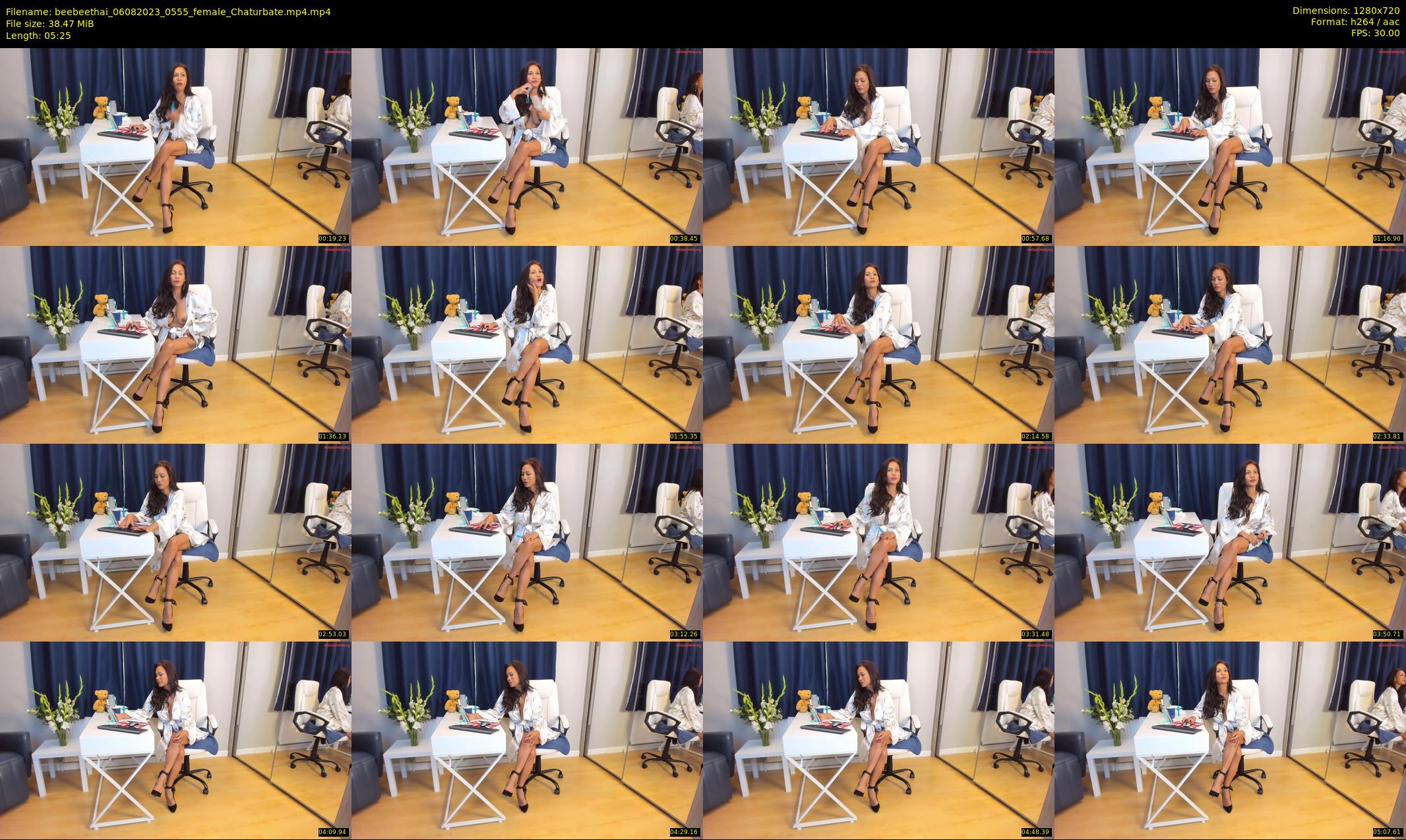 beebeethai — 6 minute Chaturbate female cam show recording, 720p, Aug 6, 2023