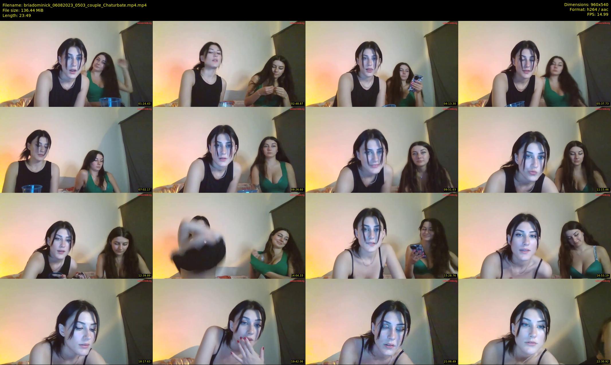 briadominick — 24 minute Chaturbate couple cam show recording, 480p, Aug 6, 2023
