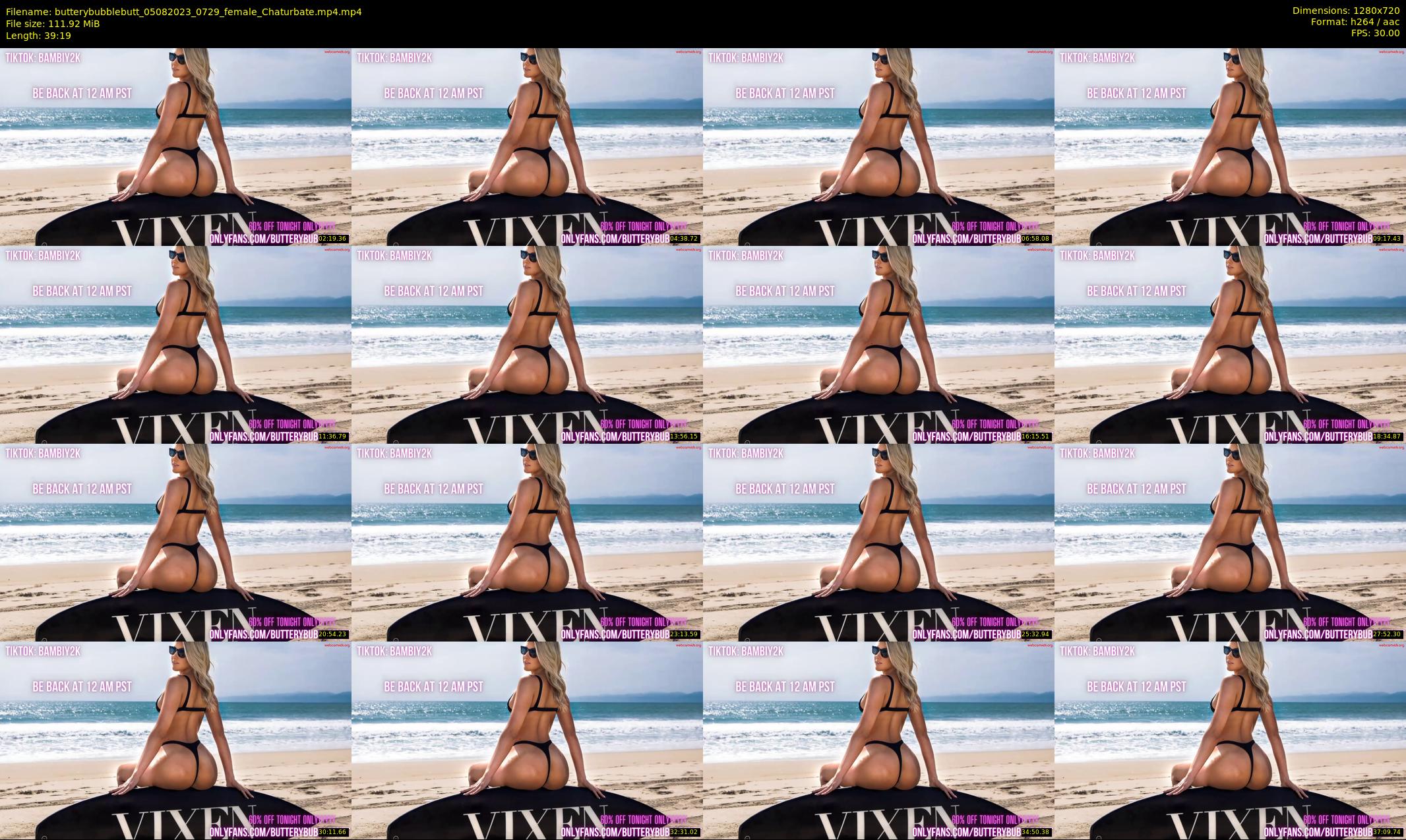 butterybubblebutt — 40 minute Chaturbate couple cam show recording, 720p, Aug 5, 2023