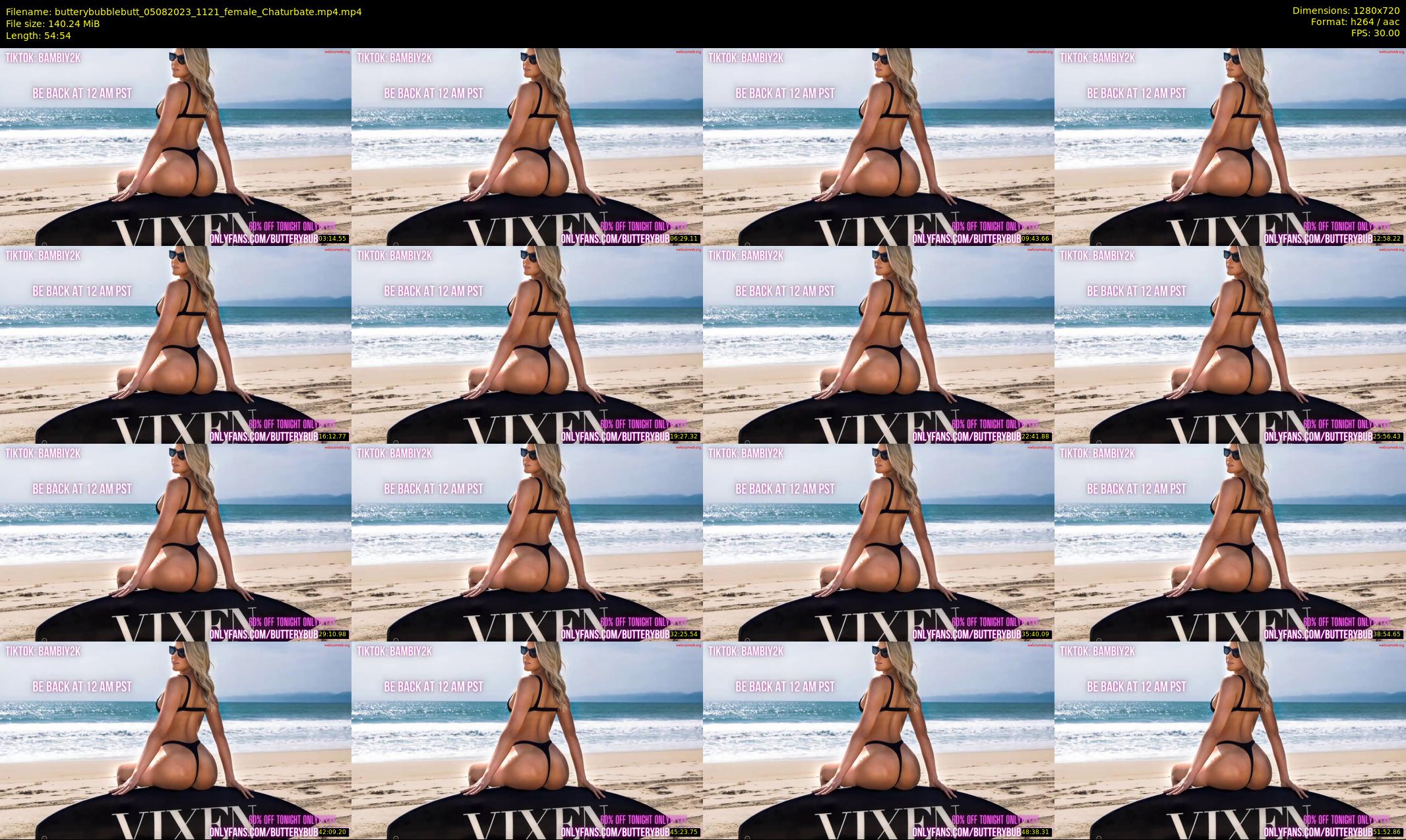 butterybubblebutt — 55 minute Chaturbate couple cam show recording, 720p, Aug 5, 2023