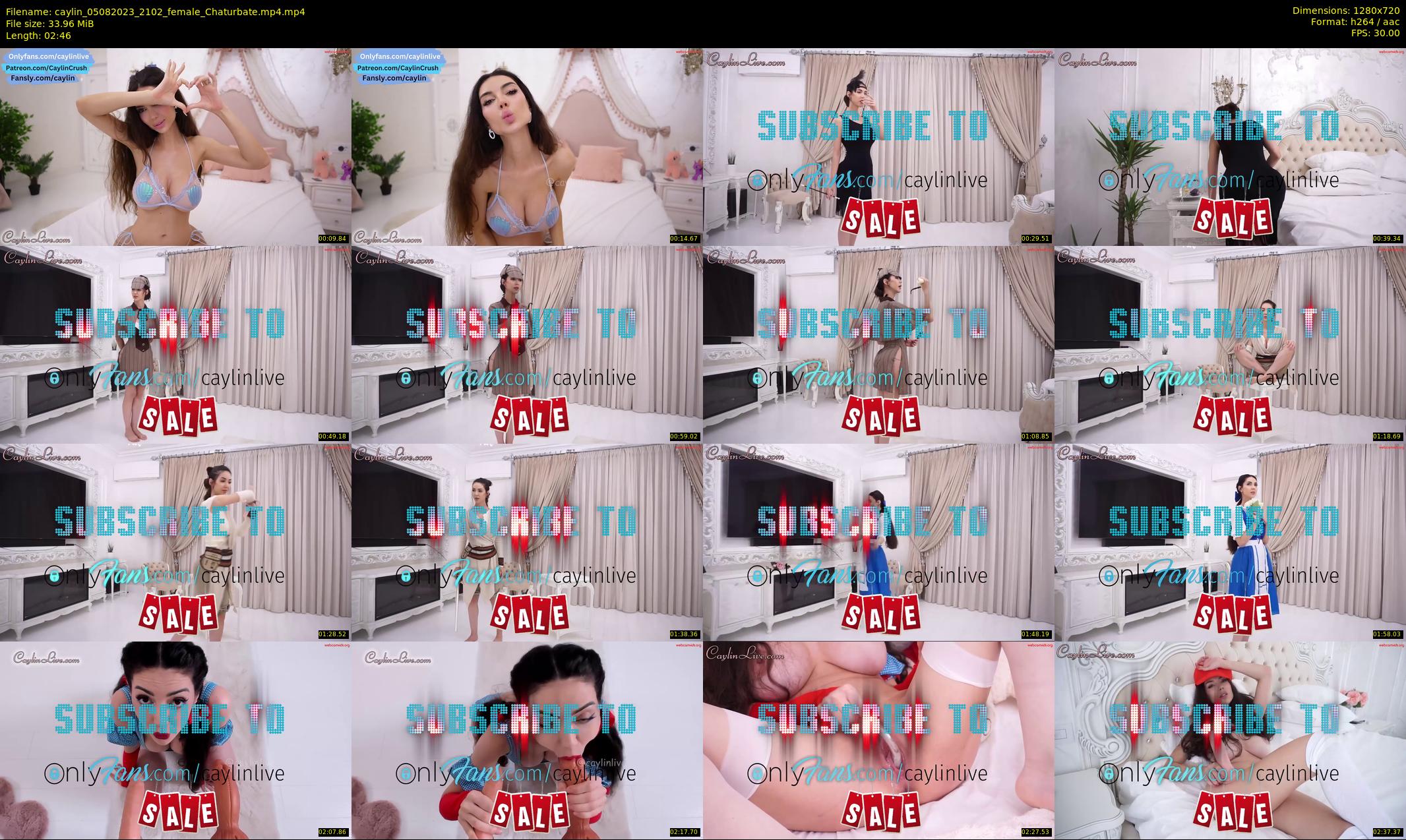 caylin — 3 minute Chaturbate female cam show recording, 720p, Aug 5, 2023