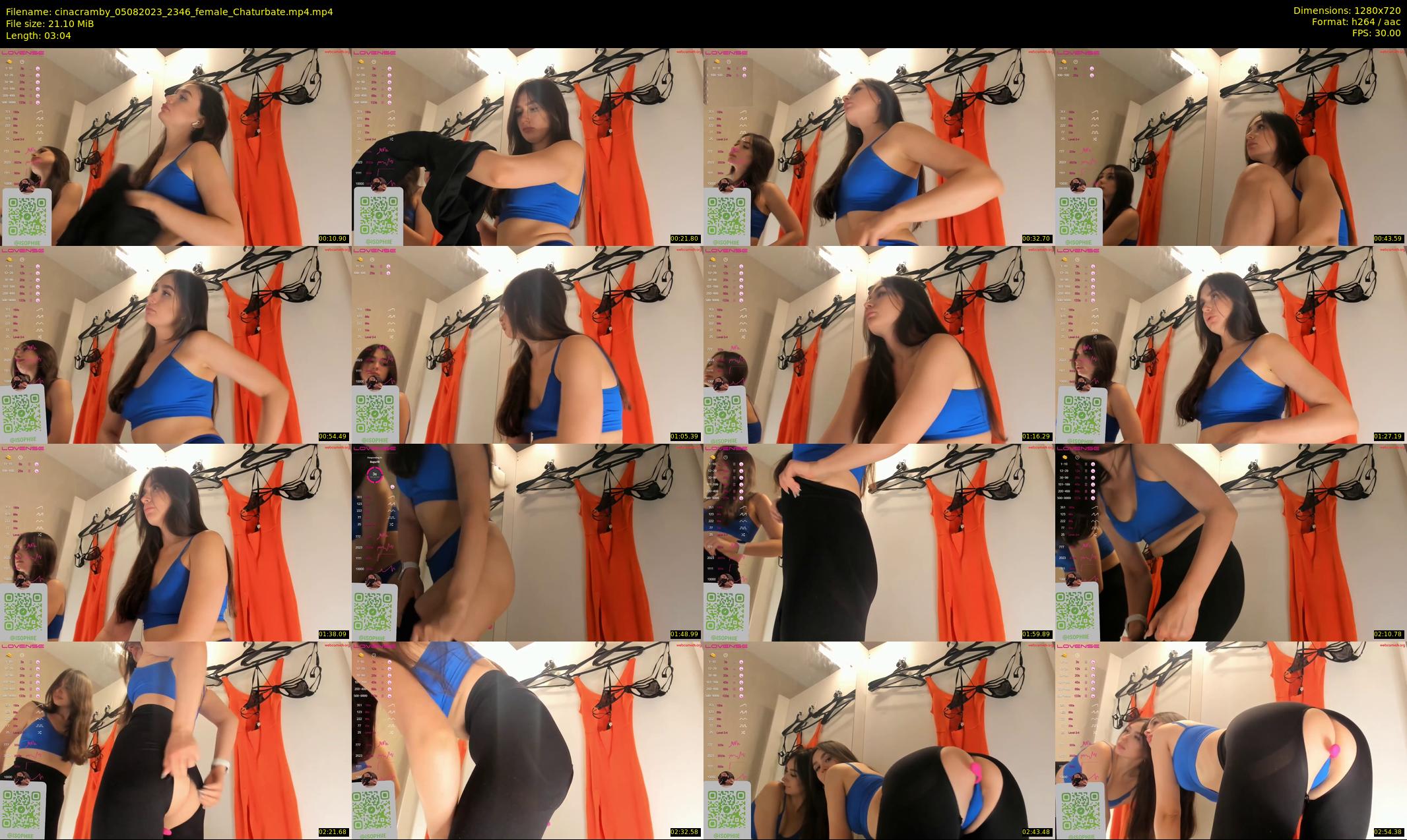 cinacramby — 4 minute Chaturbate female cam show recording, 720p, Aug 5, 2023