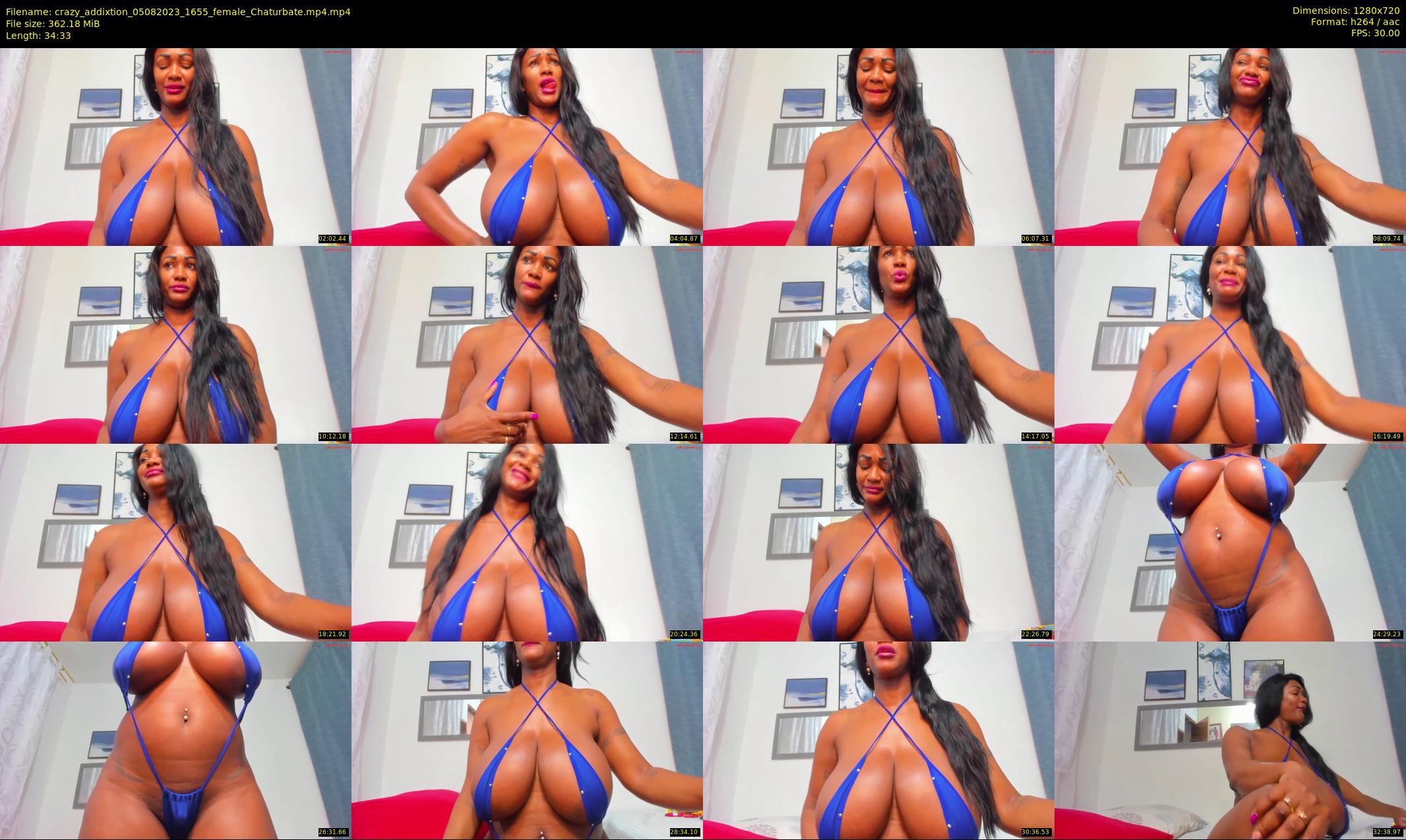 crazy_addixtion — 35 minute Chaturbate female cam show recording, 720p, Aug 5, 2023