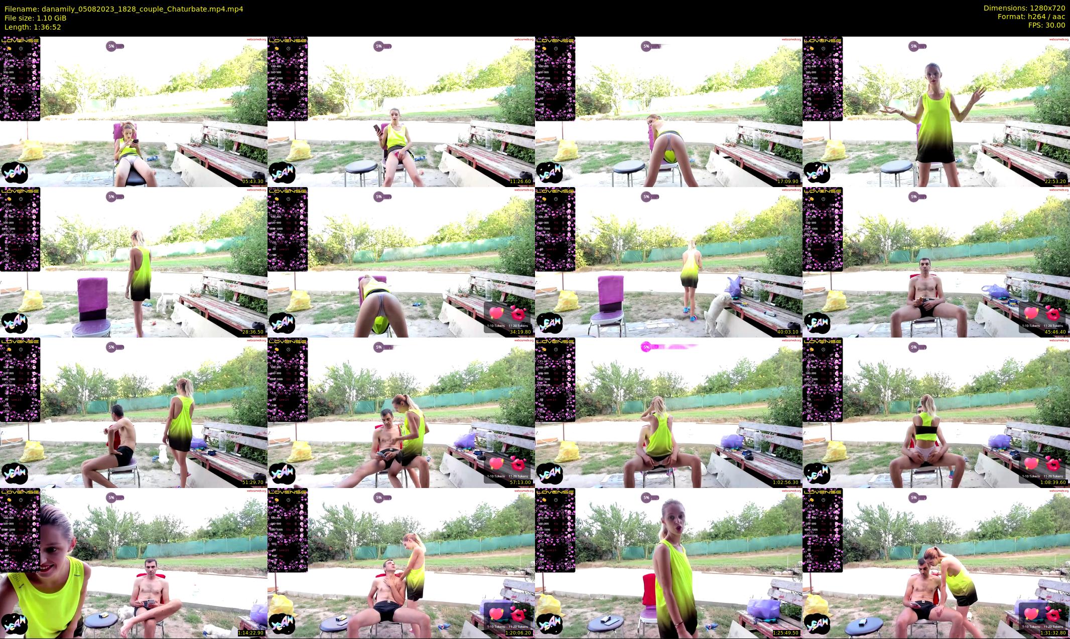 danamily — 97 minute Chaturbate female cam show recording, 720p, Aug 5, 2023