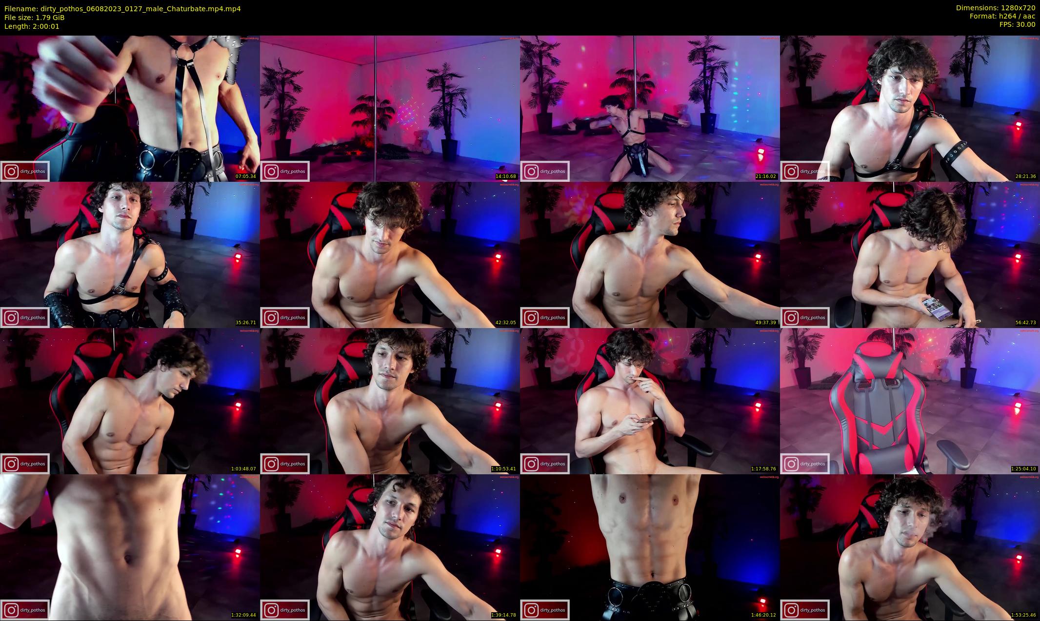 dirty_pothos — 121 minute Chaturbate male cam show recording, 720p, Aug 6, 2023