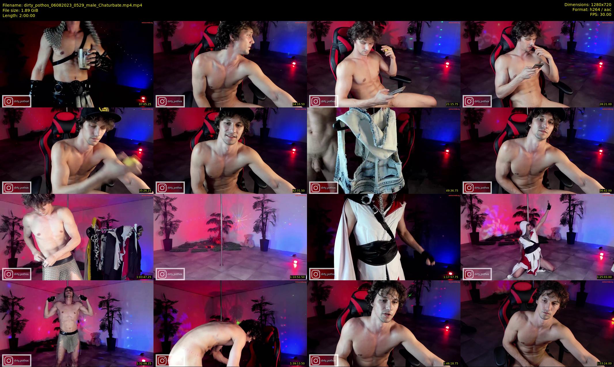 dirty_pothos — 120 minute Chaturbate male cam show recording, 720p, Aug 6, 2023