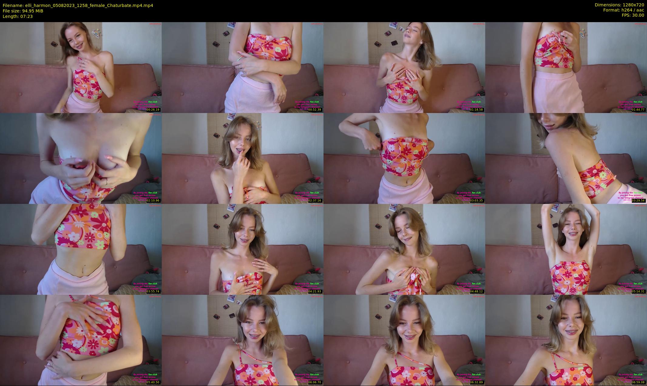 elli_harmon — 8 minute Chaturbate female cam show recording, 720p, Aug 5, 2023