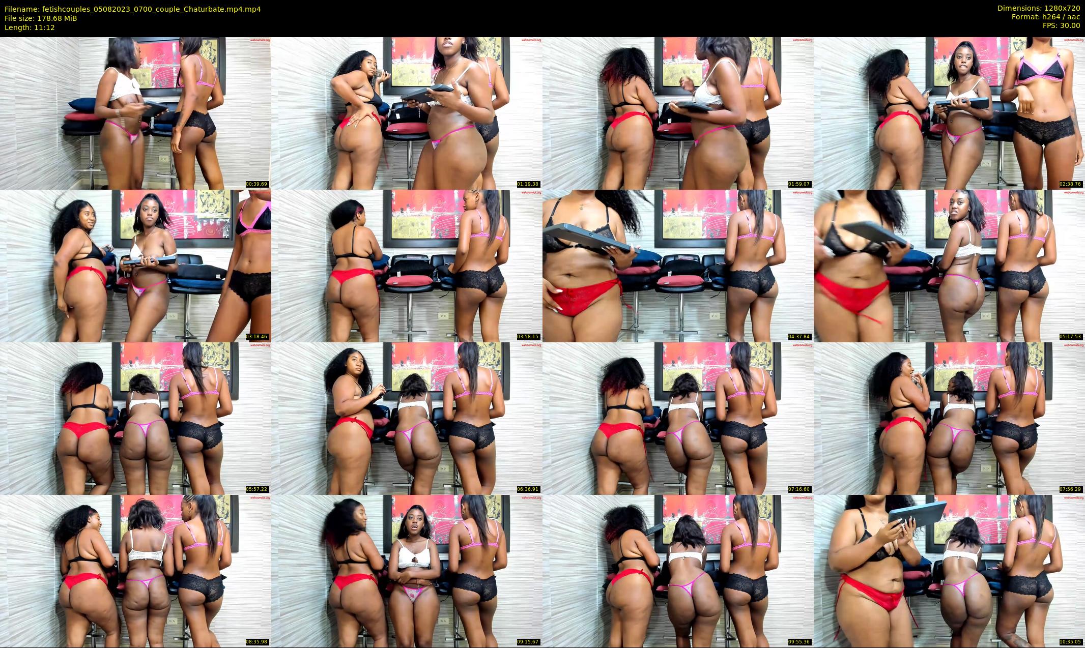 fetishcouples — 12 minute Chaturbate couple cam show recording, 720p, Aug 5, 2023