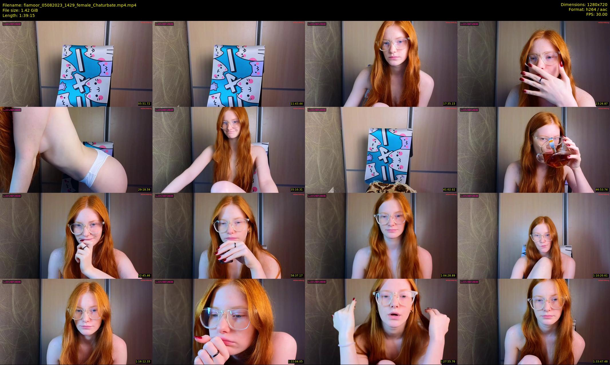 fiamoor — 100 minute Chaturbate female cam show recording, 720p, Aug 5, 2023