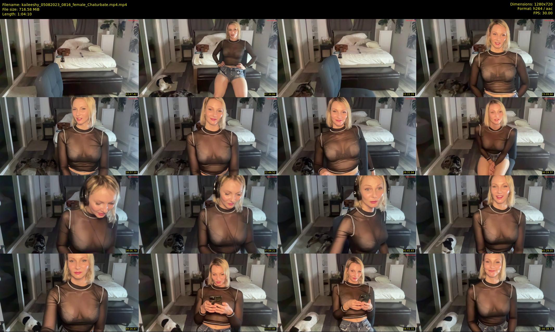 kaileeshy — 65 minute Chaturbate female cam show recording, 720p, Aug 5, 2023