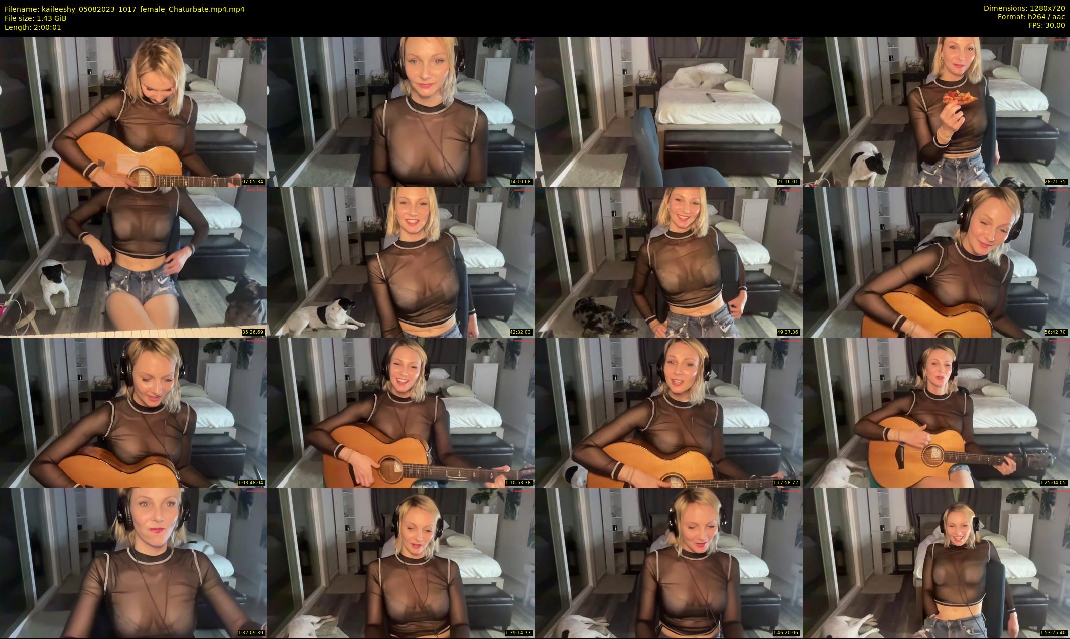 kaileeshy — 121 minute Chaturbate female cam show recording, 720p, Aug 5, 2023