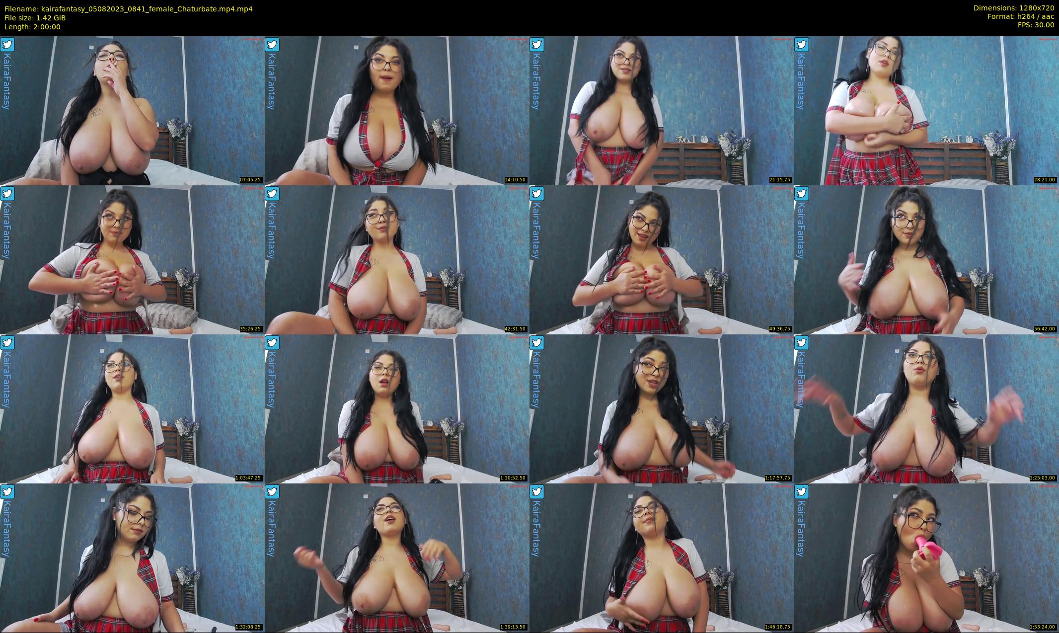 kairafantasy — 120 minute Chaturbate female cam show recording, 720p, Aug 5, 2023