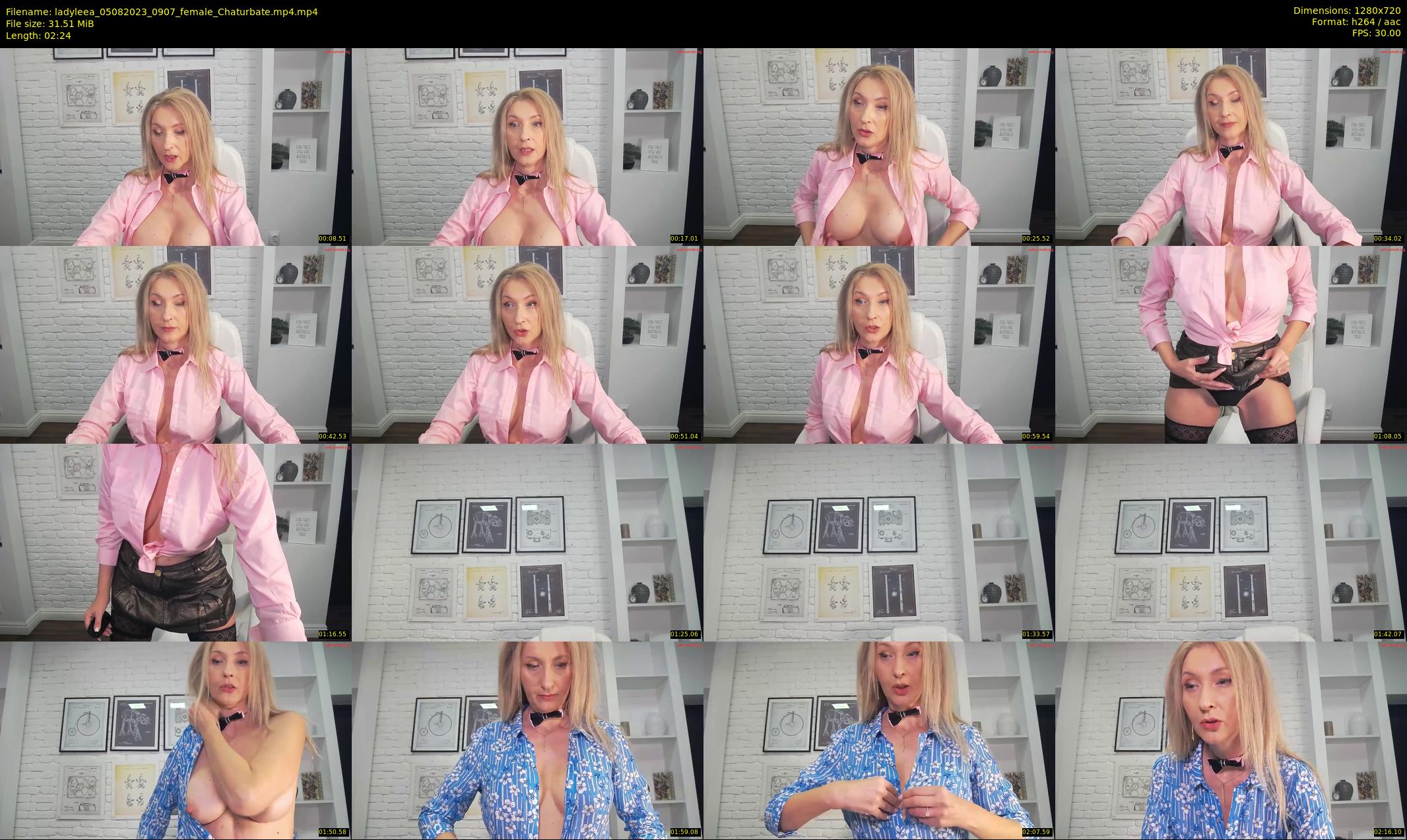 ladyleea — 3 minute Chaturbate female cam show recording, 720p, Aug 5, 2023