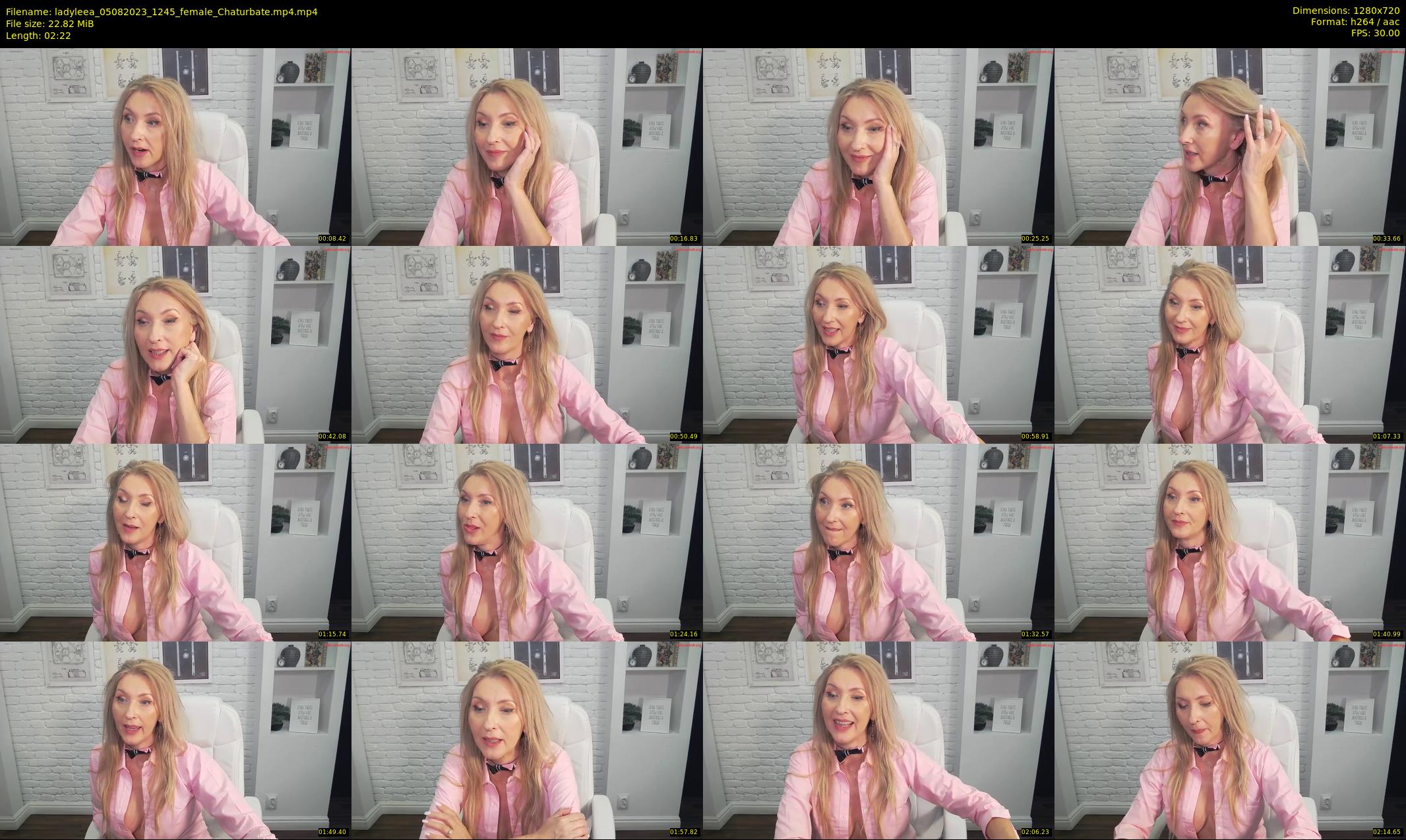ladyleea — 3 minute Chaturbate female cam show recording, 720p, Aug 5, 2023