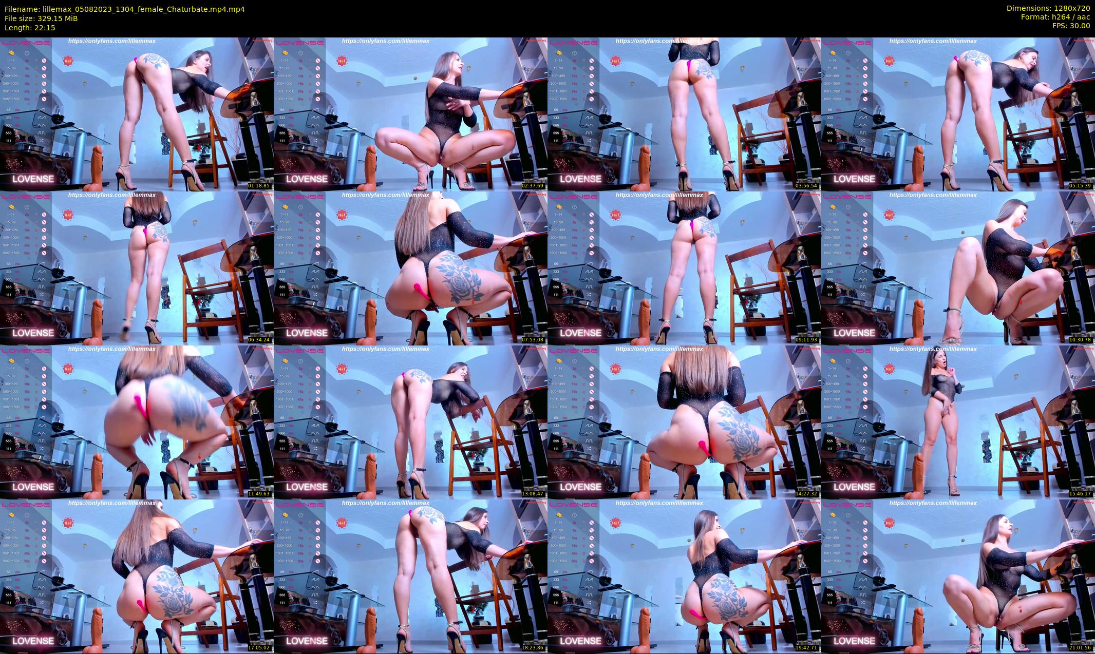 lillemax — 23 minute Chaturbate female cam show recording, 720p, Aug 5, 2023