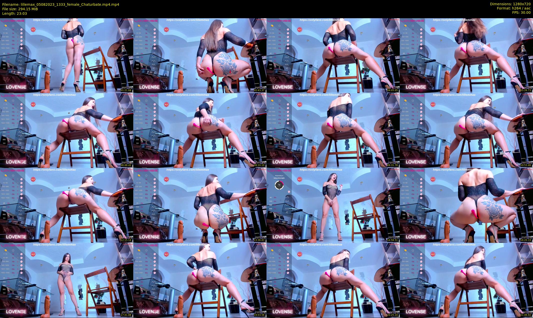 lillemax — 24 minute Chaturbate female cam show recording, 720p, Aug 5, 2023