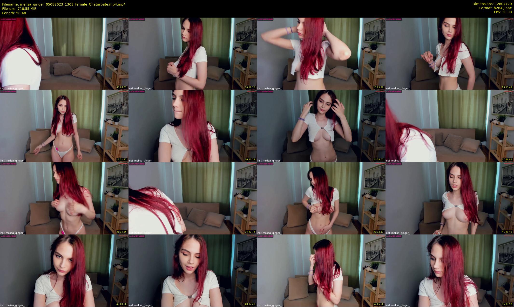 melisa_ginger — 59 minute Chaturbate female cam show recording, 720p, Aug 5, 2023