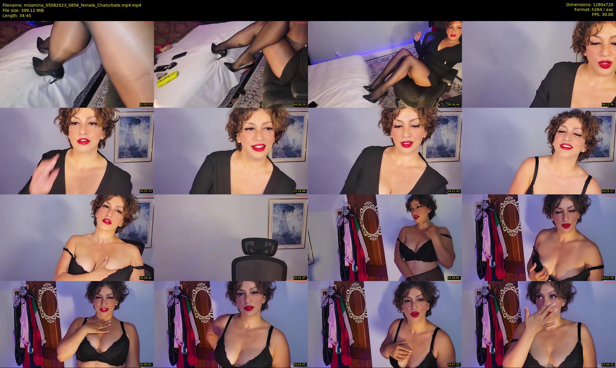 missmina — 35 minute Chaturbate female cam show recording, 720p, Aug 5, 2023