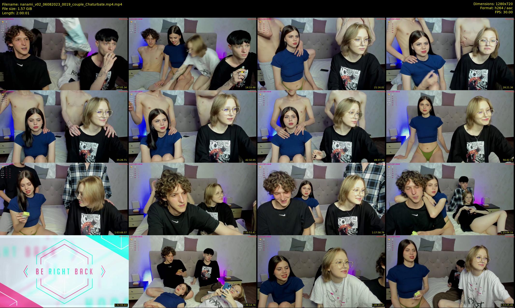 nanami_v02 — 121 minute Chaturbate couple cam show recording, 720p, Aug 6, 2023