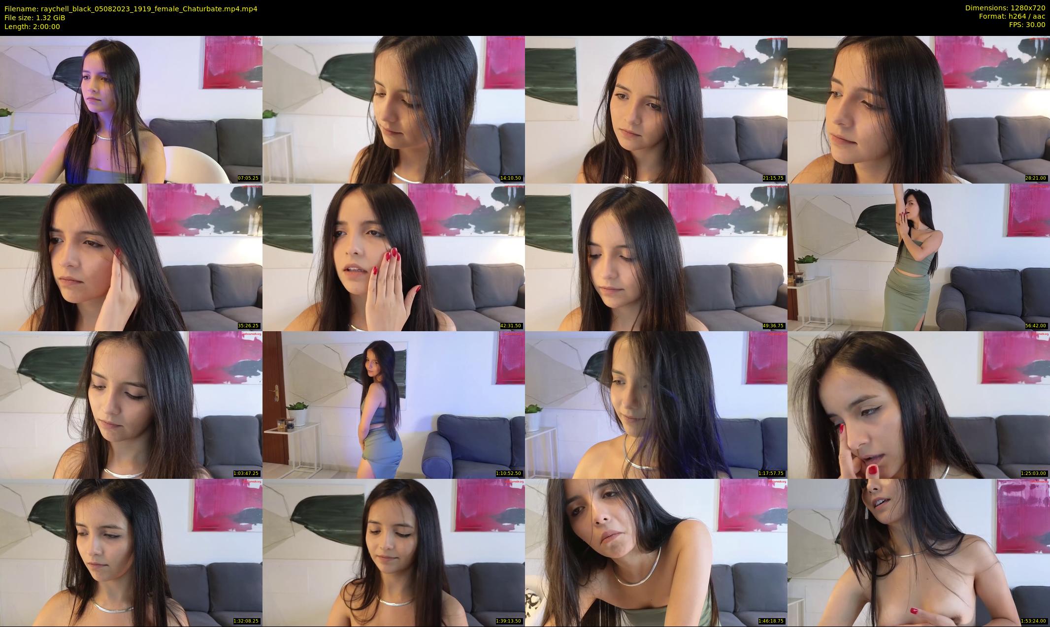 raychell_black — 120 minute Chaturbate female cam show recording, 720p, Aug 5, 2023