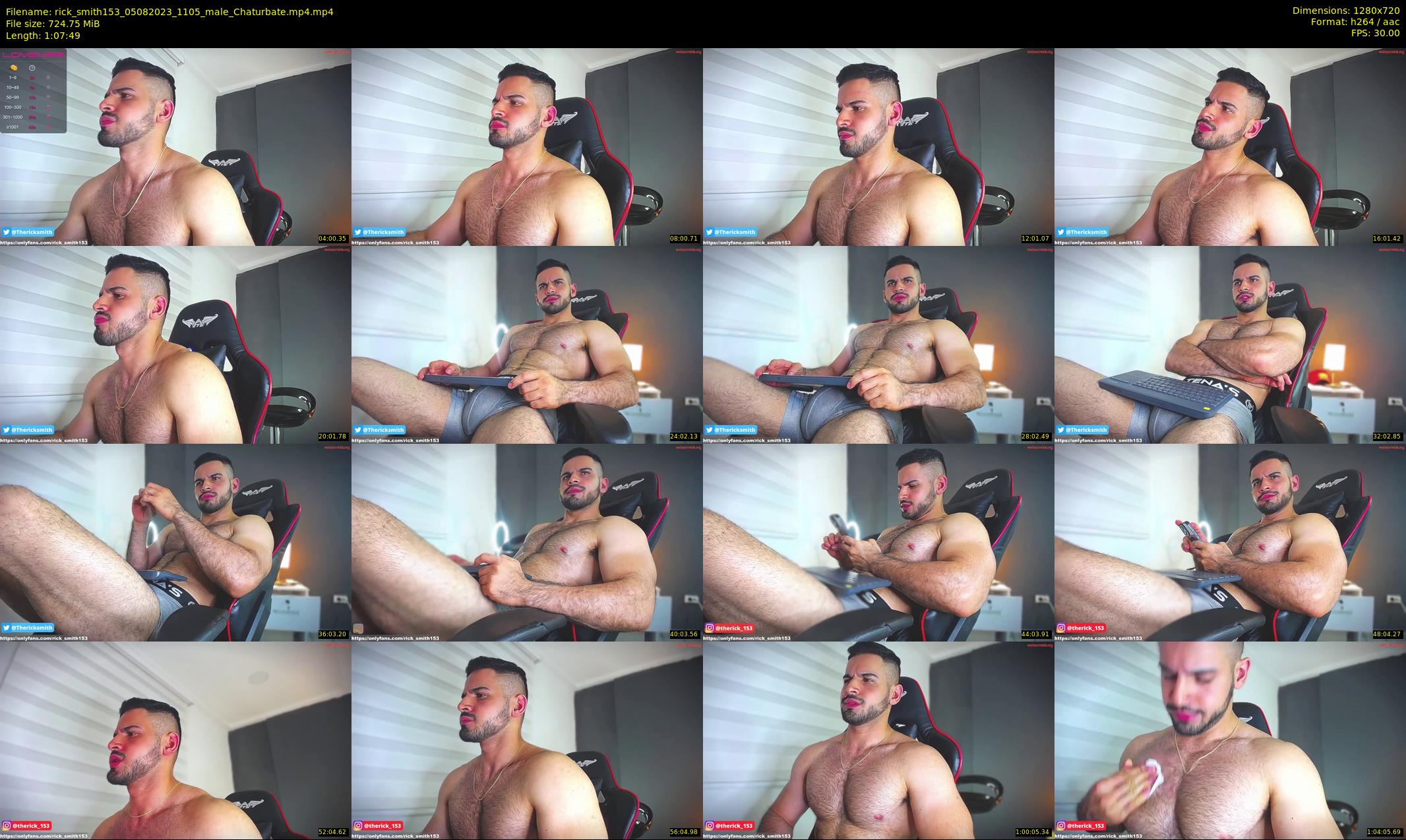 rick_smith153 — 68 minute Chaturbate male cam show recording, 720p, Aug 5, 2023