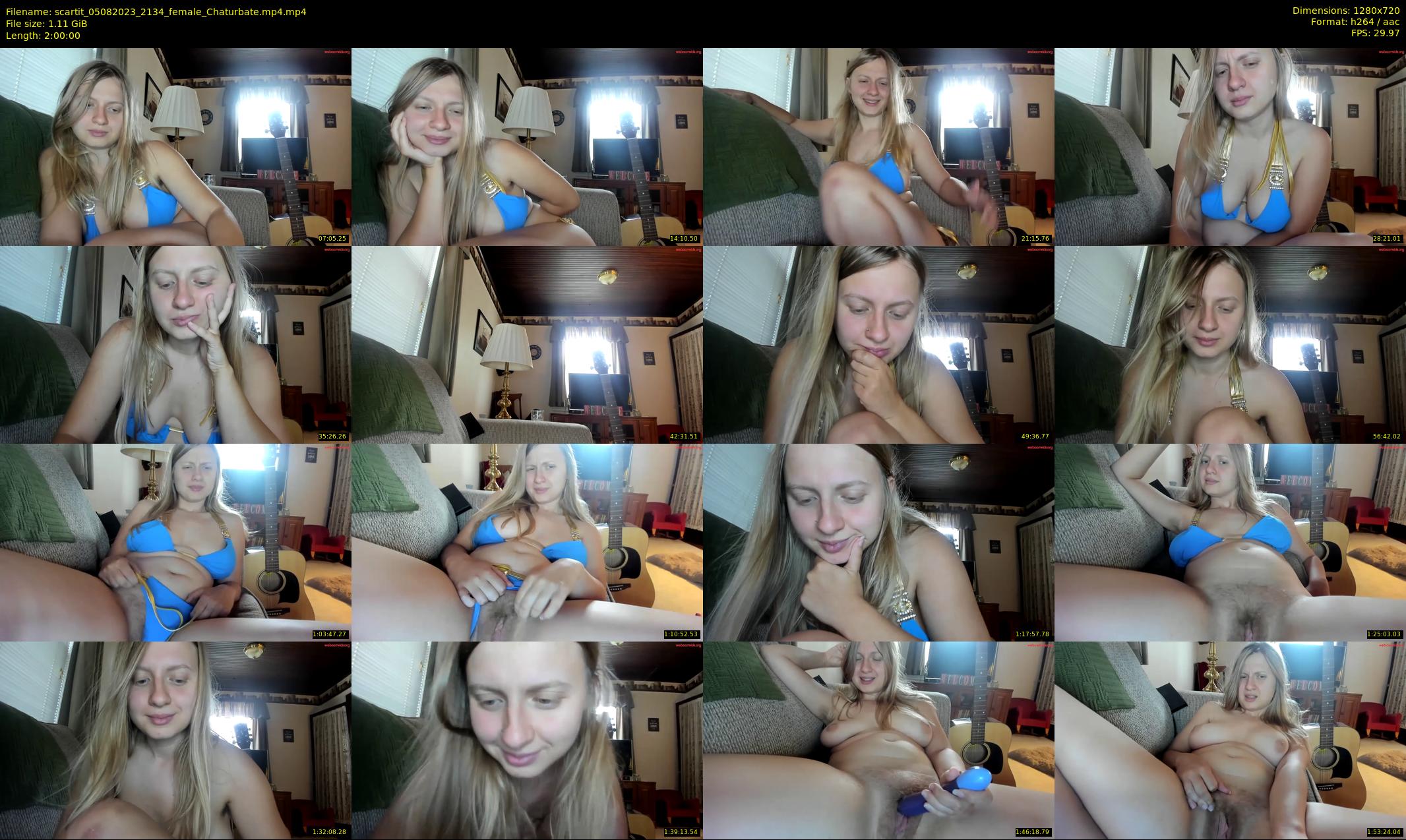 scartit — 120 minute Chaturbate female cam show recording, 720p, Aug 5, 2023