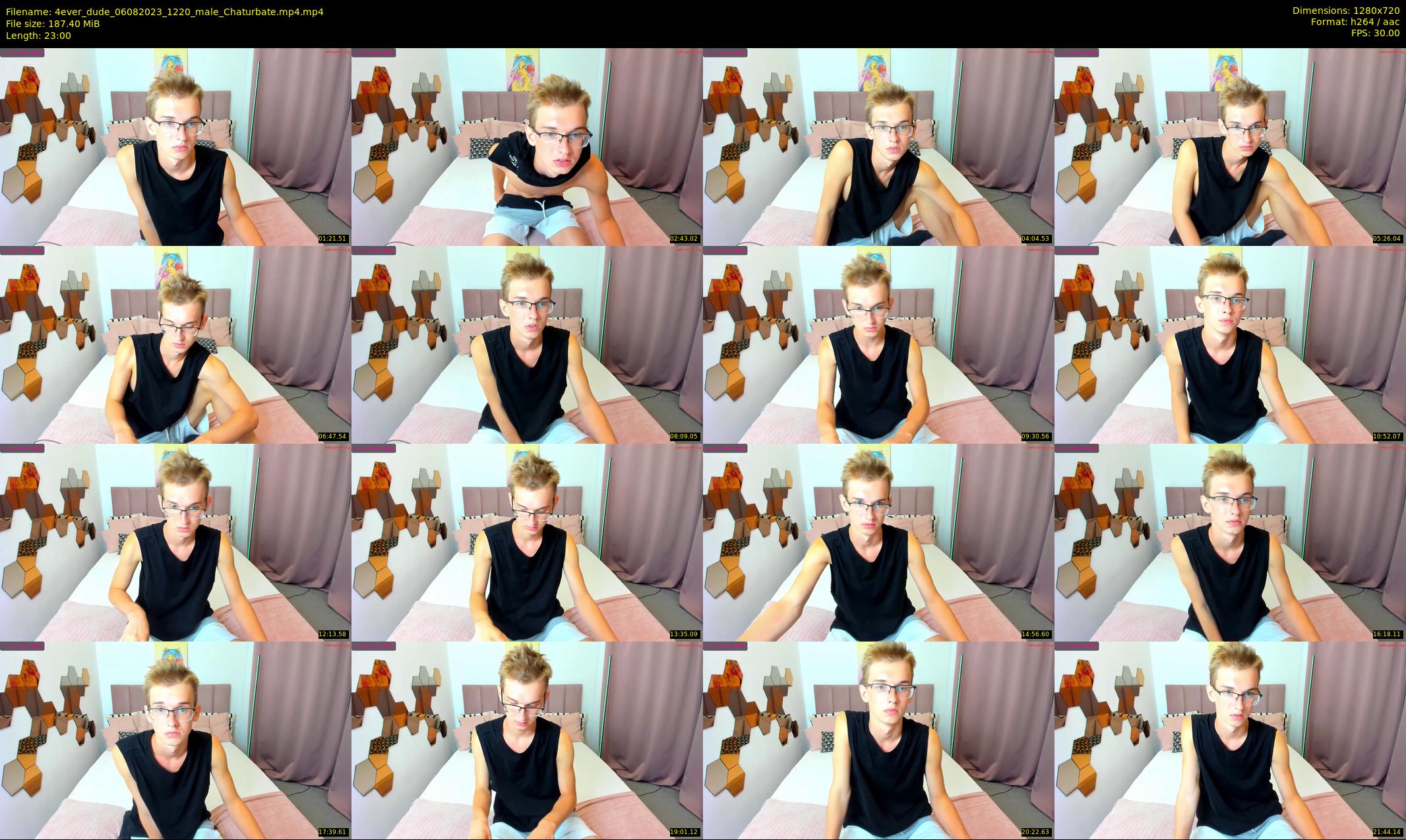 4ever_dude — 23 minute Chaturbate male cam show recording, 720p, Aug 6, 2023