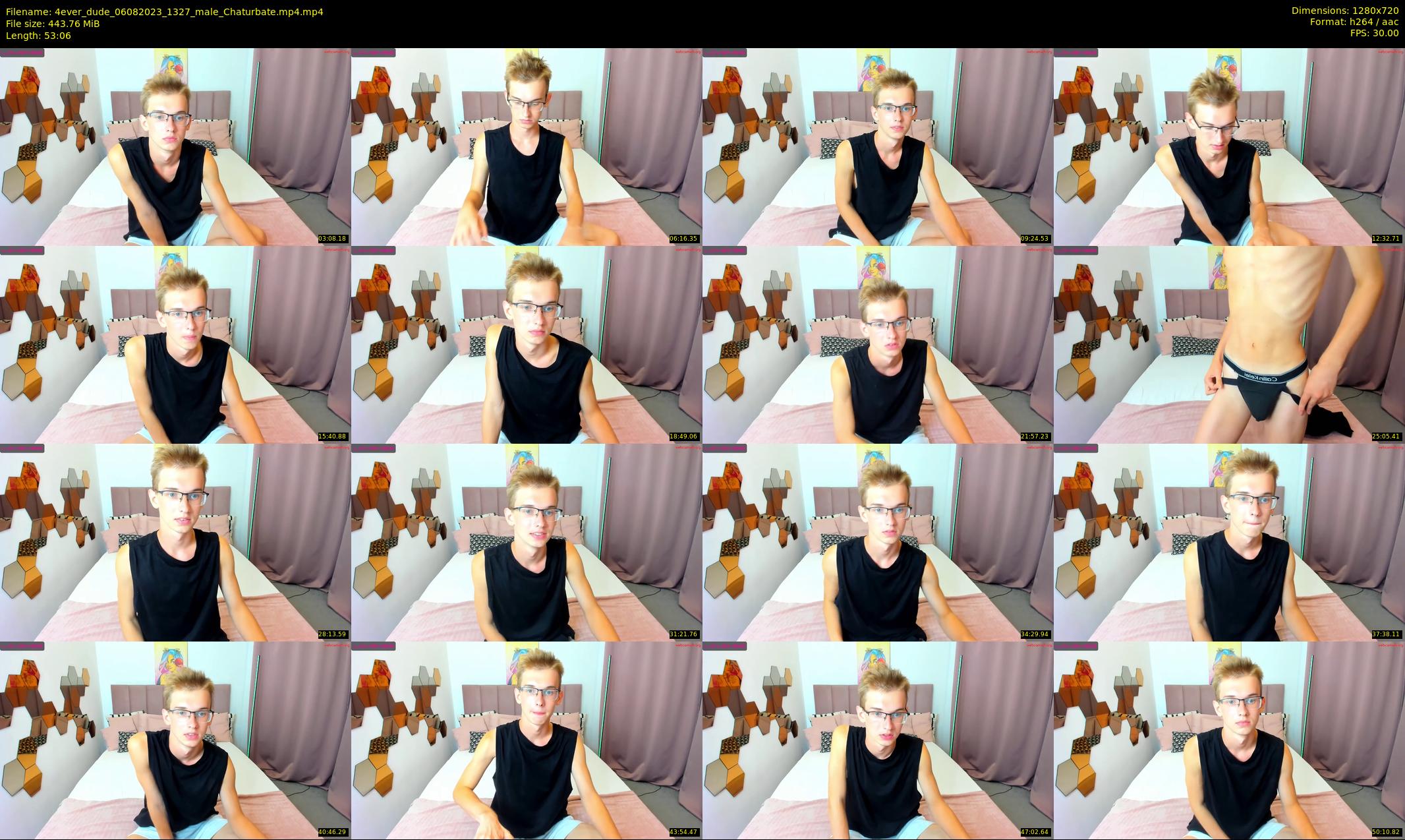 4ever_dude — 54 minute Chaturbate male cam show recording, 720p, Aug 6, 2023