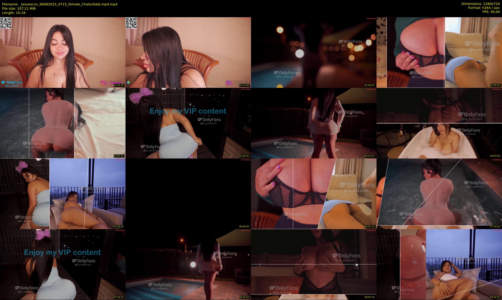 _lasuescun — 11 minute Chaturbate female cam show recording, 720p, Aug 6, 2023