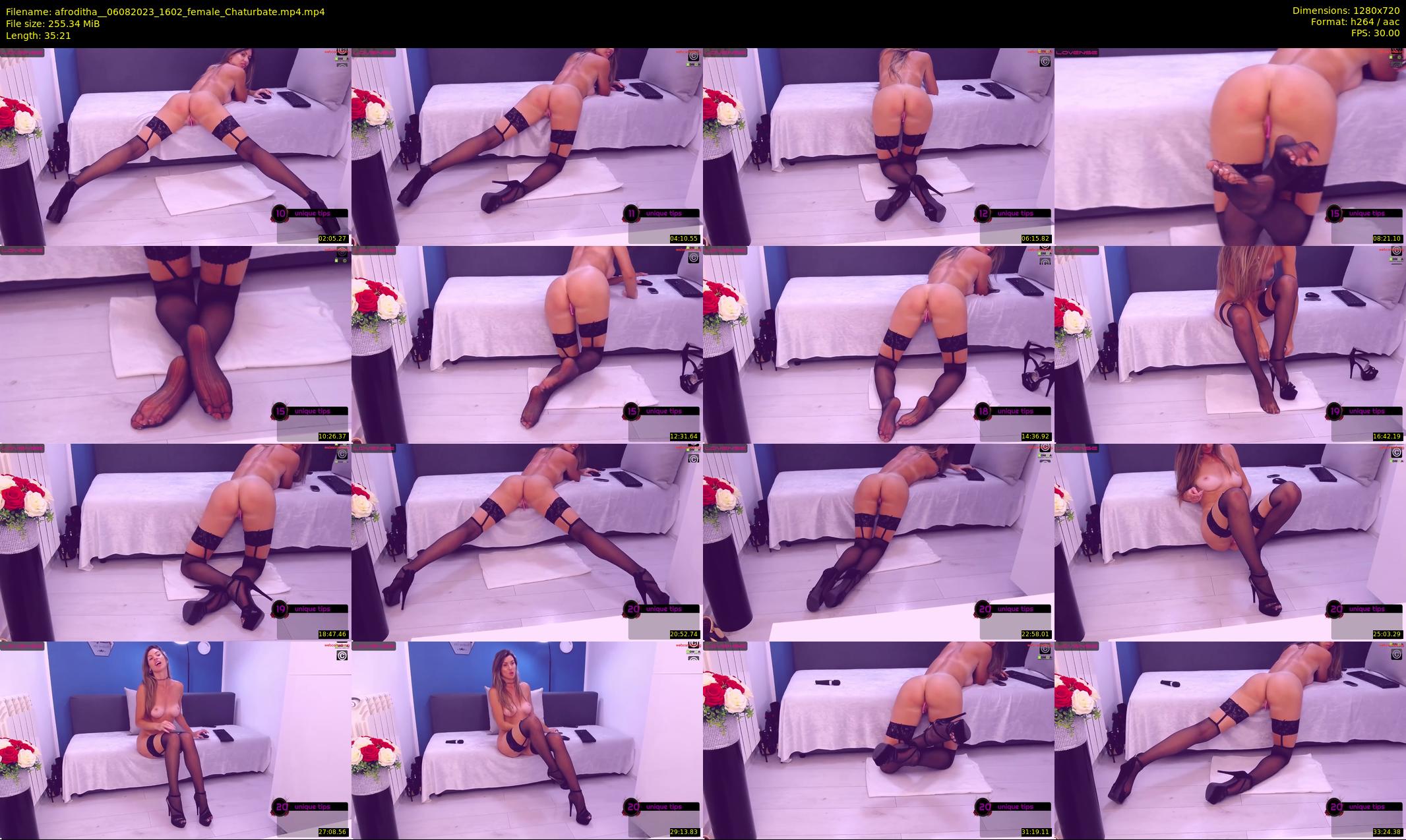 afroditha_ — 36 minute Chaturbate female cam show recording, 720p, Aug 6, 2023