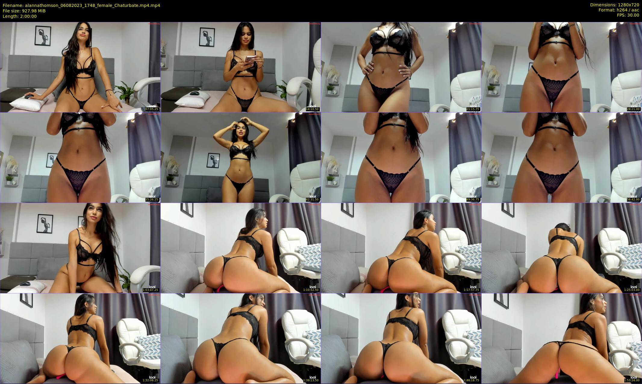 alannathomson — 120 minute Chaturbate female cam show recording, 720p, Aug 6, 2023