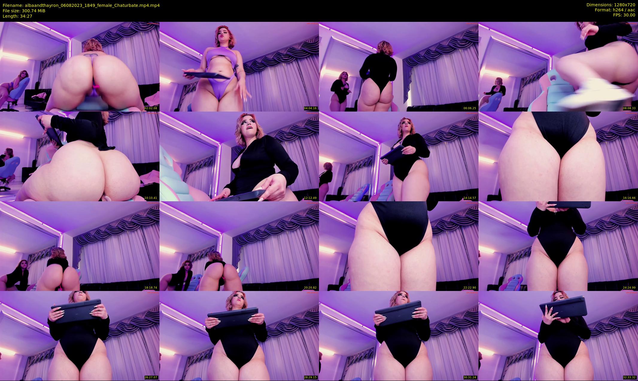 albaandthayron — 35 minute Chaturbate couple cam show recording, 720p, Aug 6, 2023