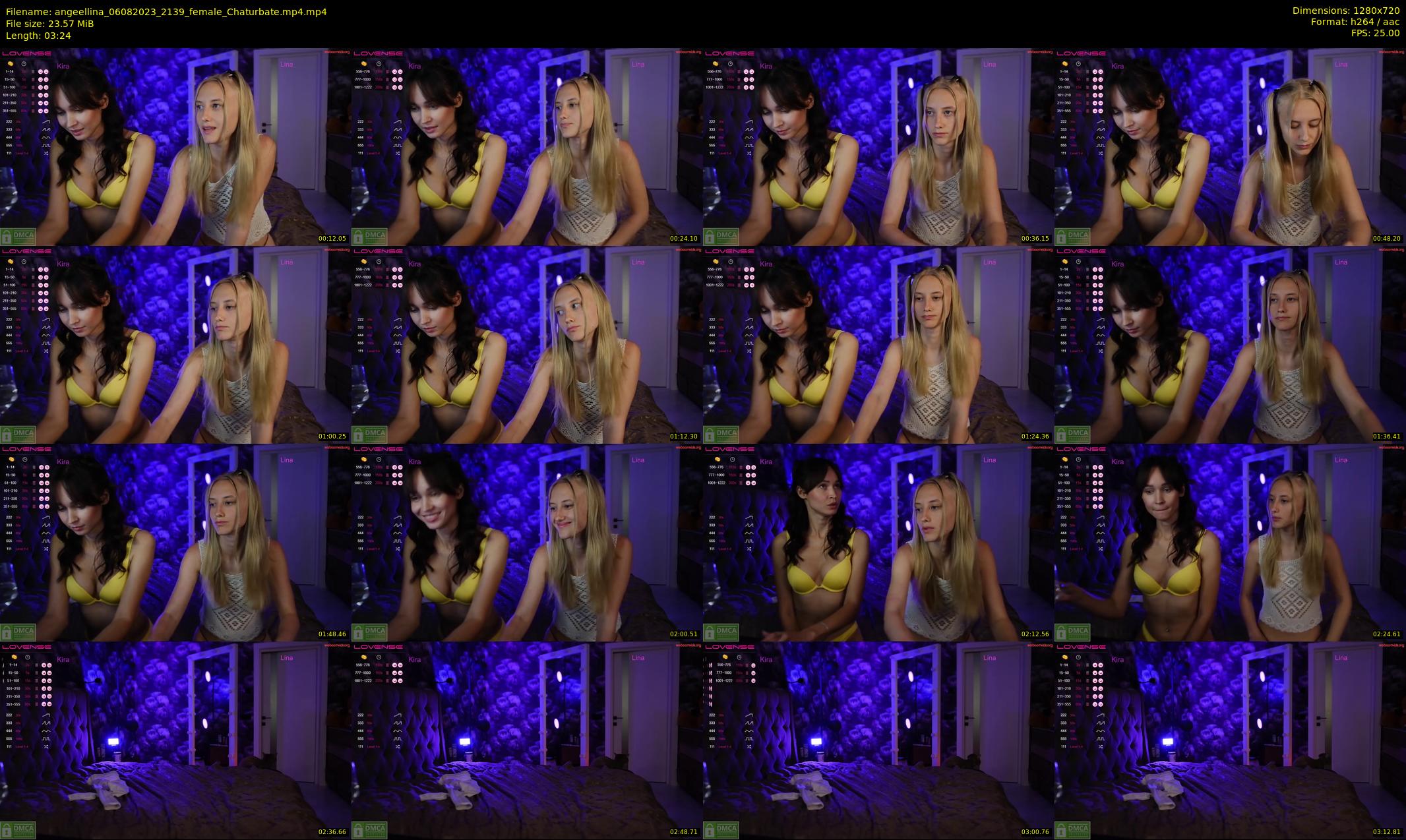 angeellina — 4 minute Chaturbate female cam show recording, 720p, Aug 6, 2023