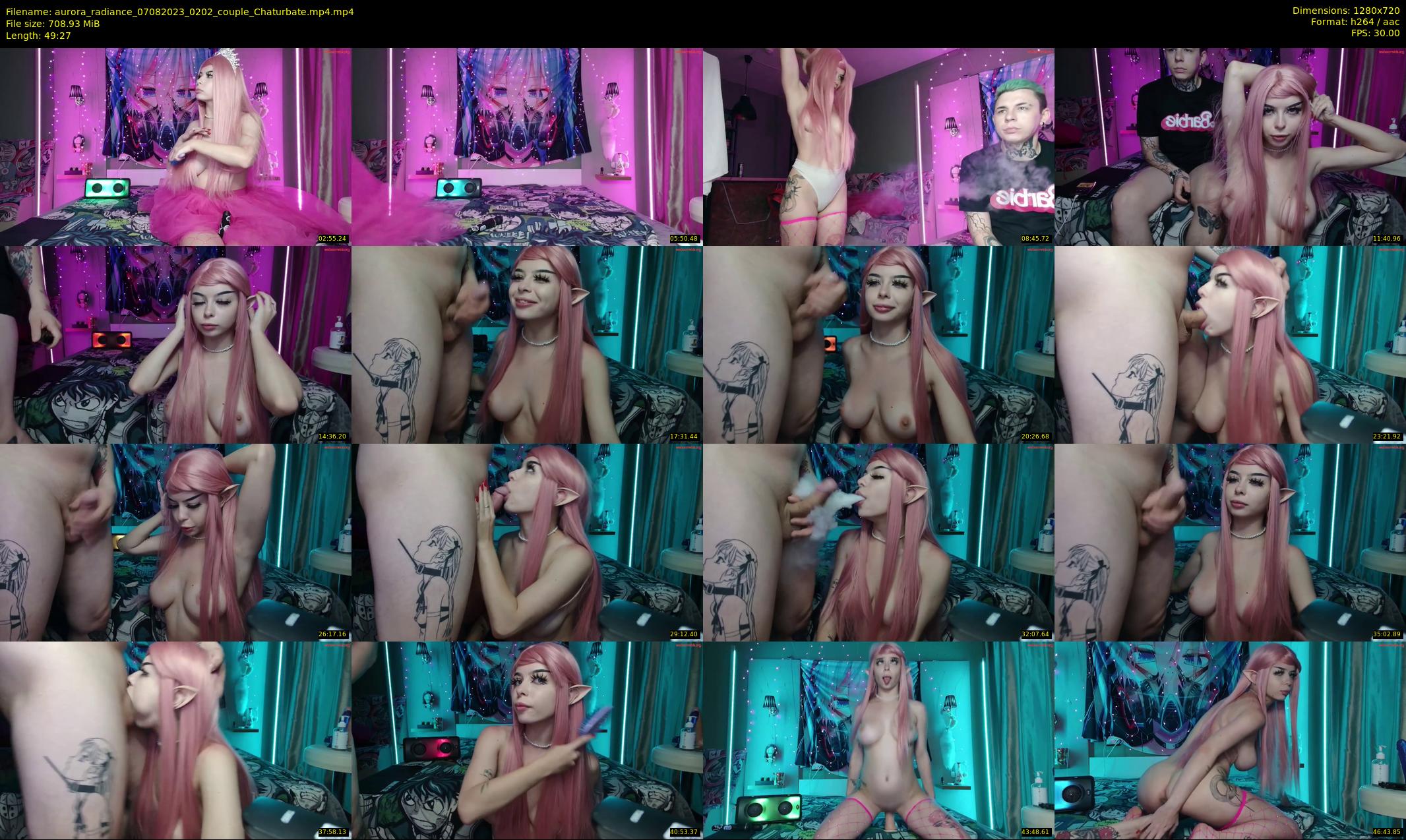 aurora_radiance — 50 minute Chaturbate couple cam show recording, 720p, Aug 7, 2023
