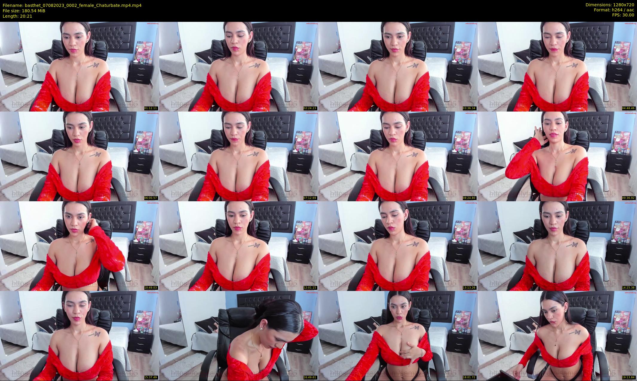basthet — 21 minute Chaturbate female cam show recording, 720p, Aug 7, 2023