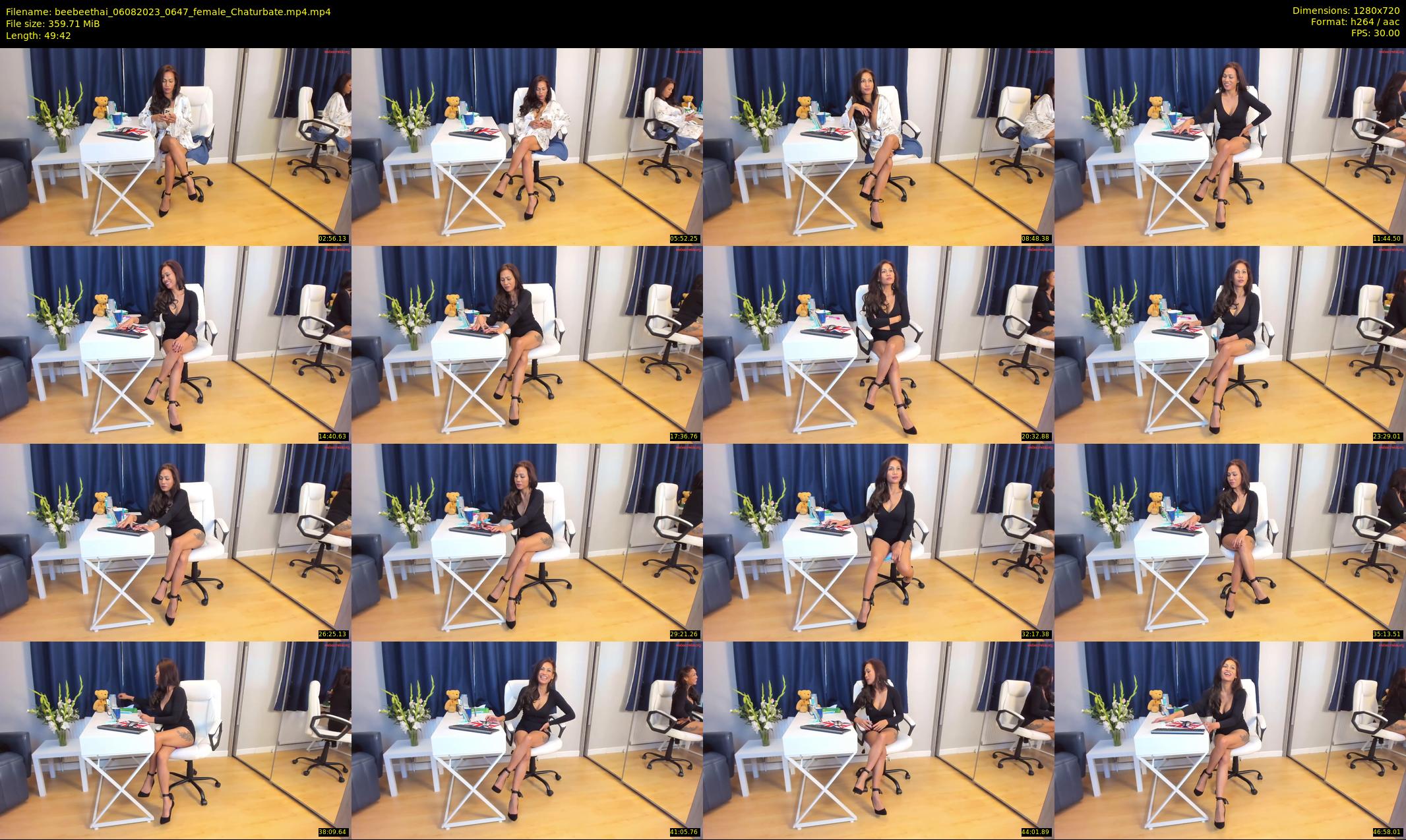 beebeethai — 50 minute Chaturbate female cam show recording, 720p, Aug 6, 2023