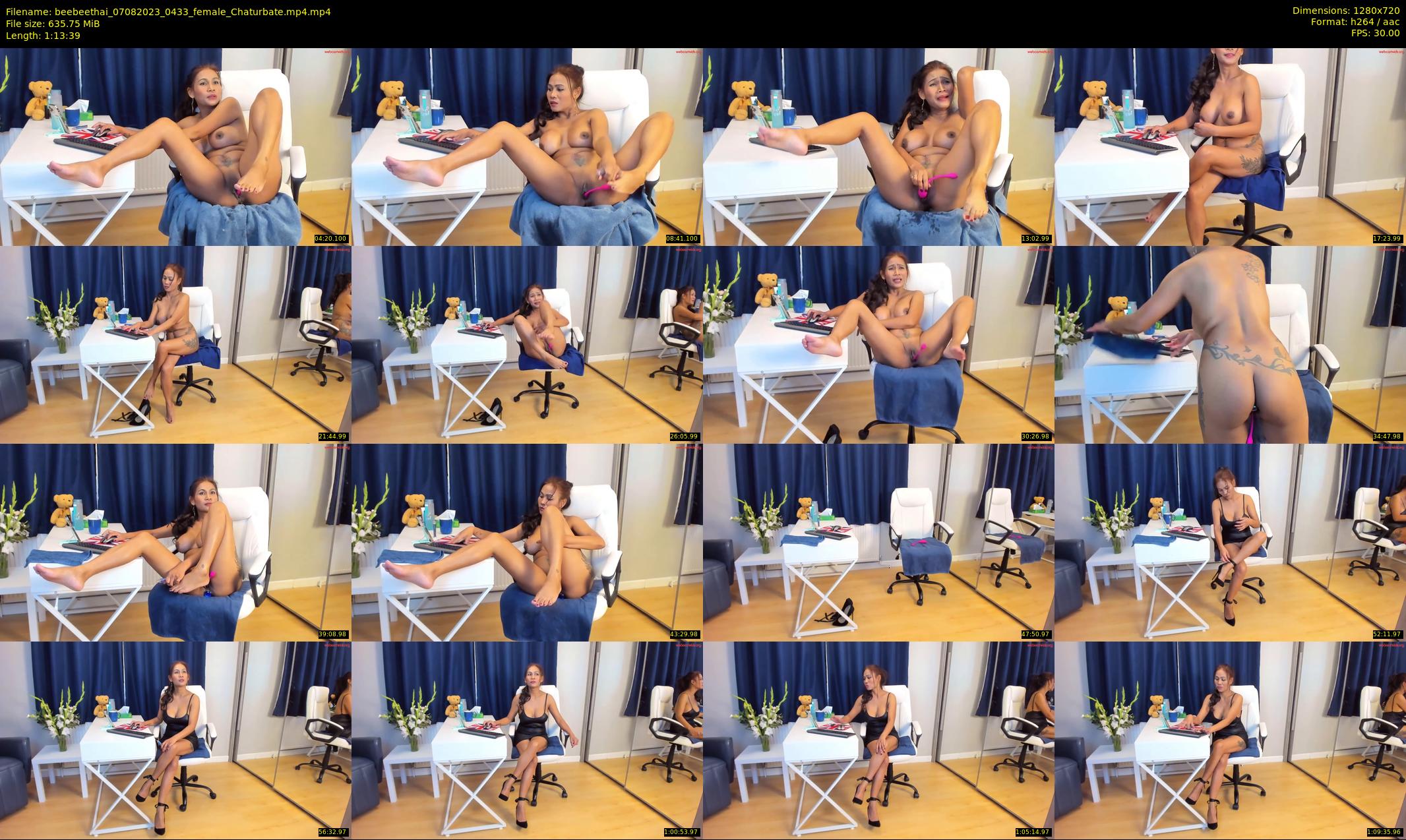 beebeethai — 74 minute Chaturbate female cam show recording, 720p, Aug 7, 2023