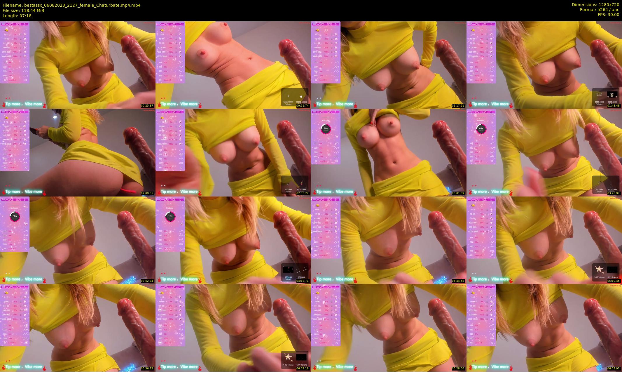 bestassx — 8 minute Chaturbate female cam show recording, 720p, Aug 6, 2023