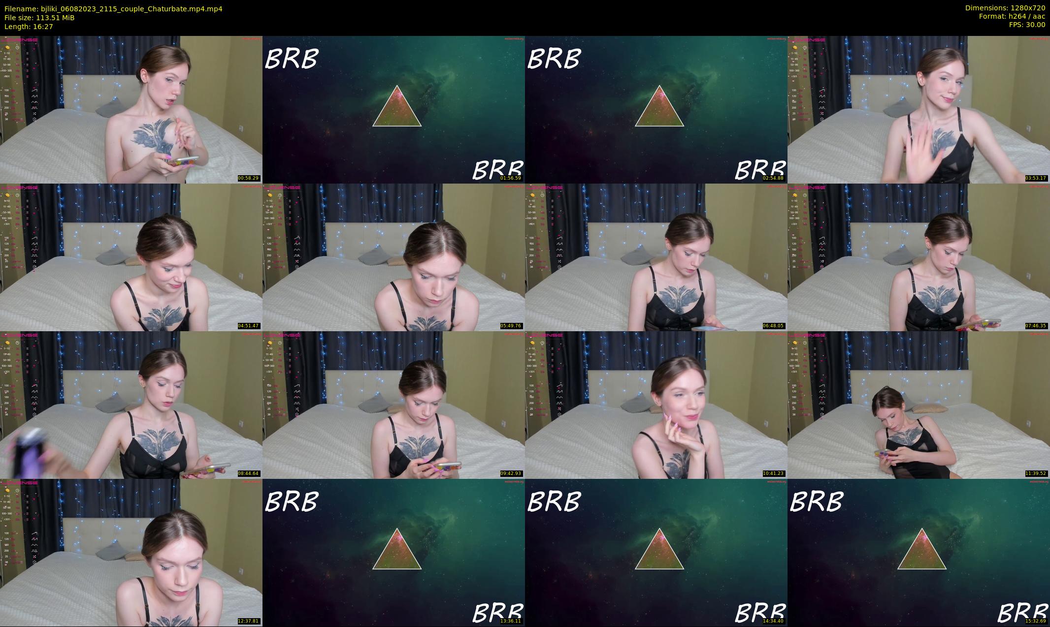 bjliki — 17 minute Chaturbate couple cam show recording, 720p, Aug 6, 2023